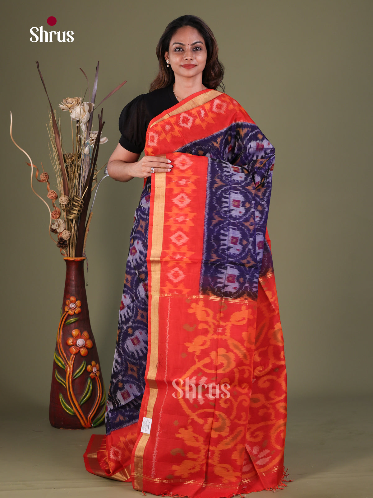 Pochampally sico Saree - EFS27388 - Shop on Shrus.com