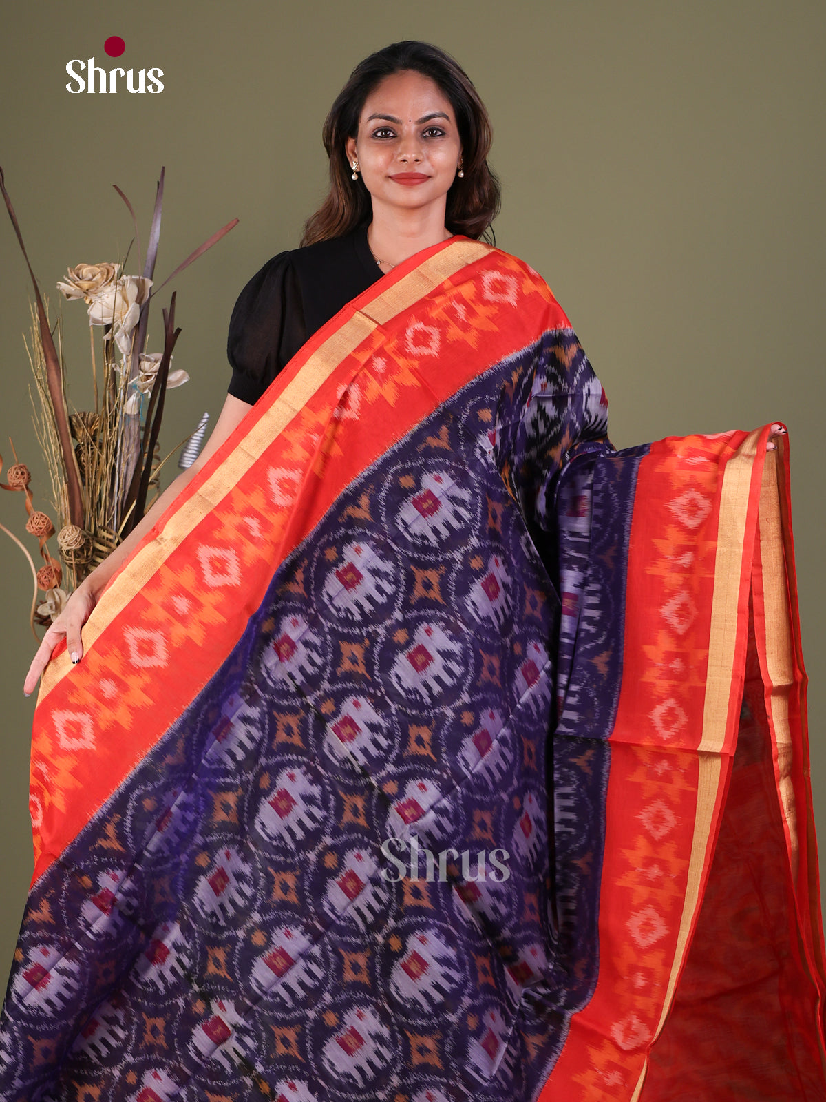 Pochampally sico Saree - EFS27388 - Shop on Shrus.com