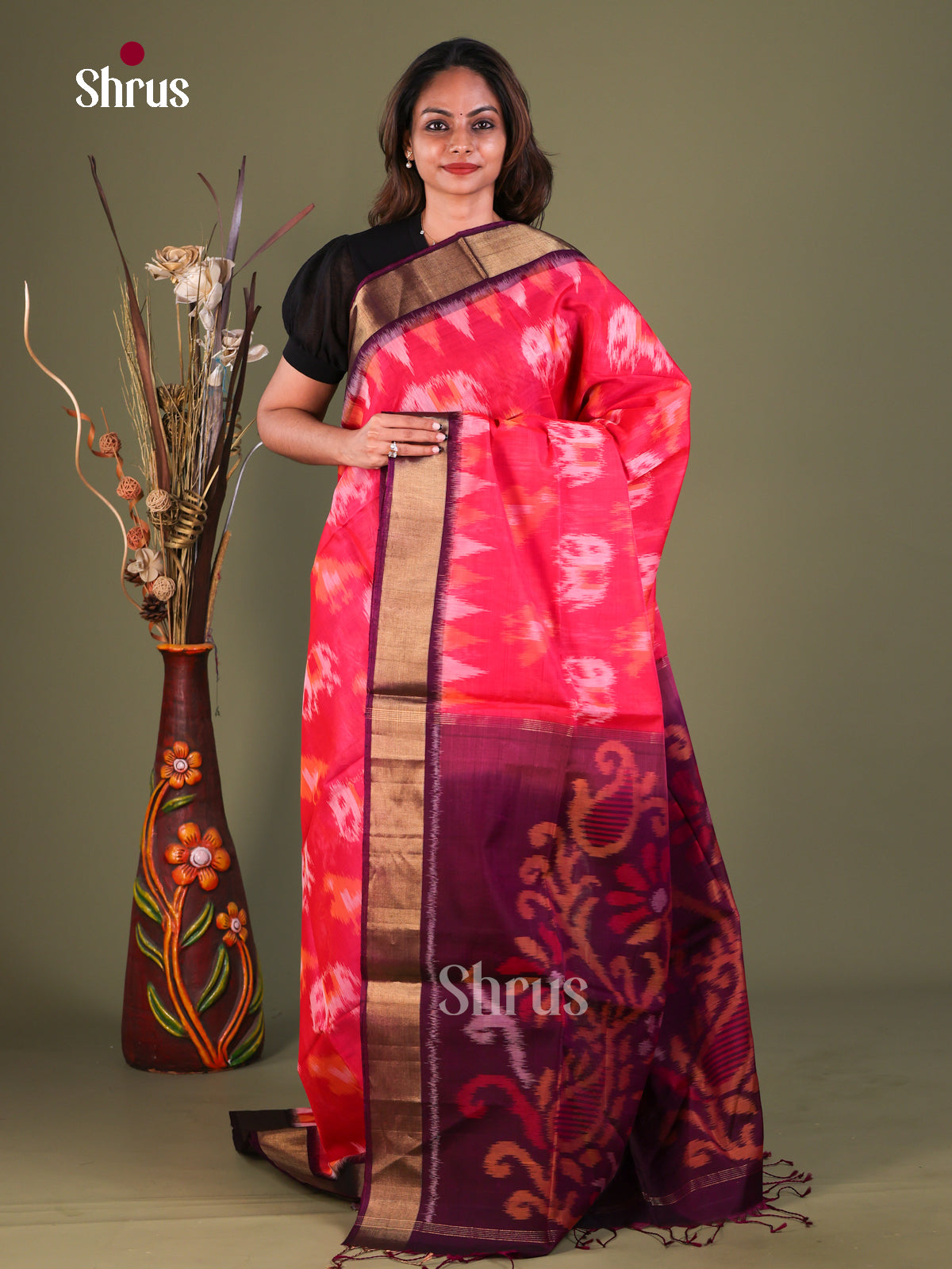 Pochampally sico Saree - EFS27390 - Shop on Shrus.com