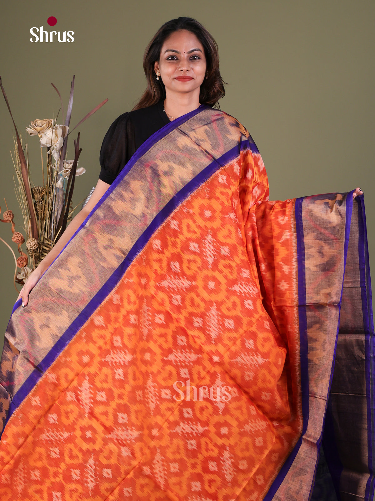 Pochampally sico Saree - EFS27397 - Shop on Shrus.com