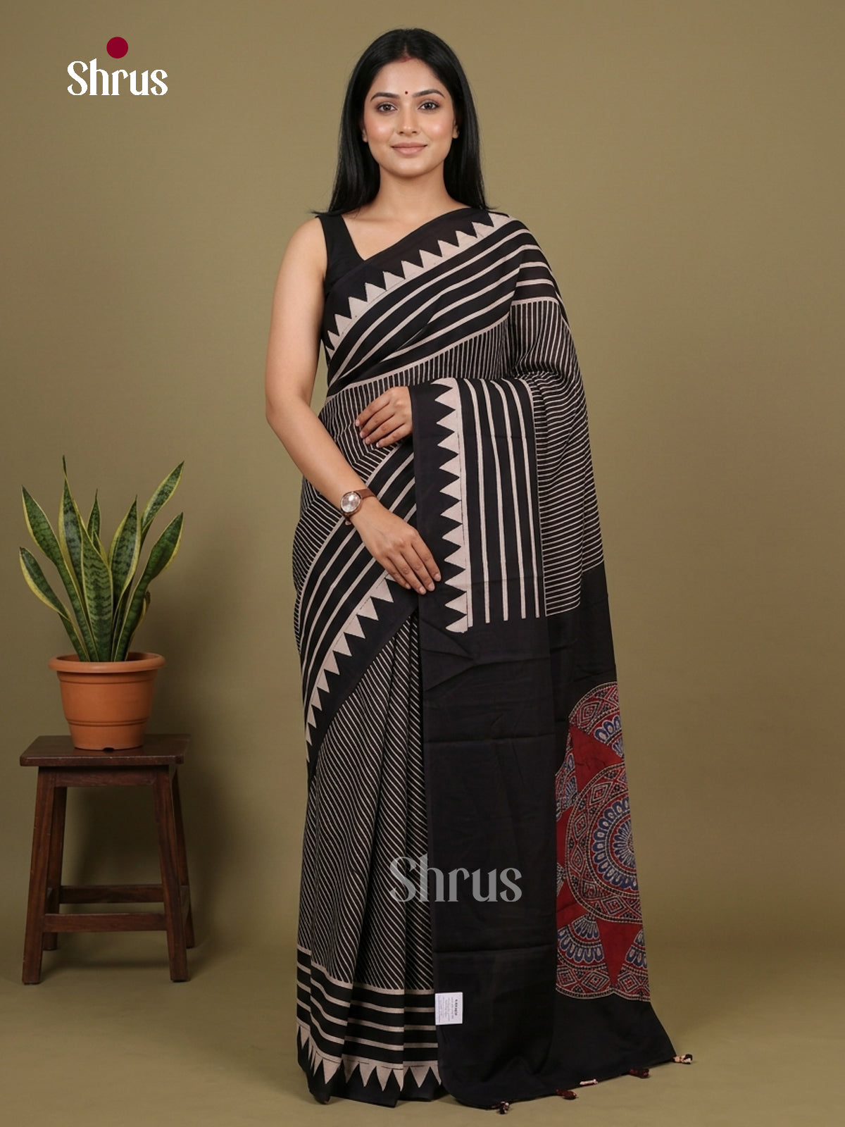 Modal Silk Saree - EFS27490 - Shop on Shrus.com