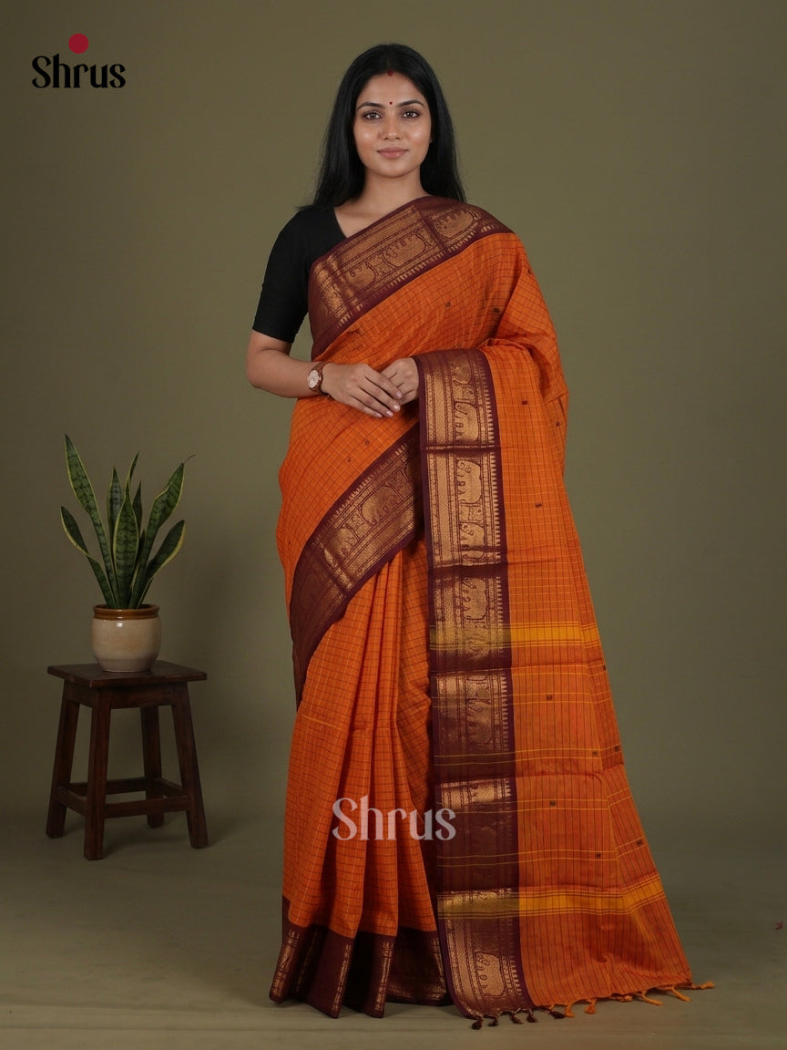 Chettinad Cotton Saree - EFS29079 - Shop on Shrus.com