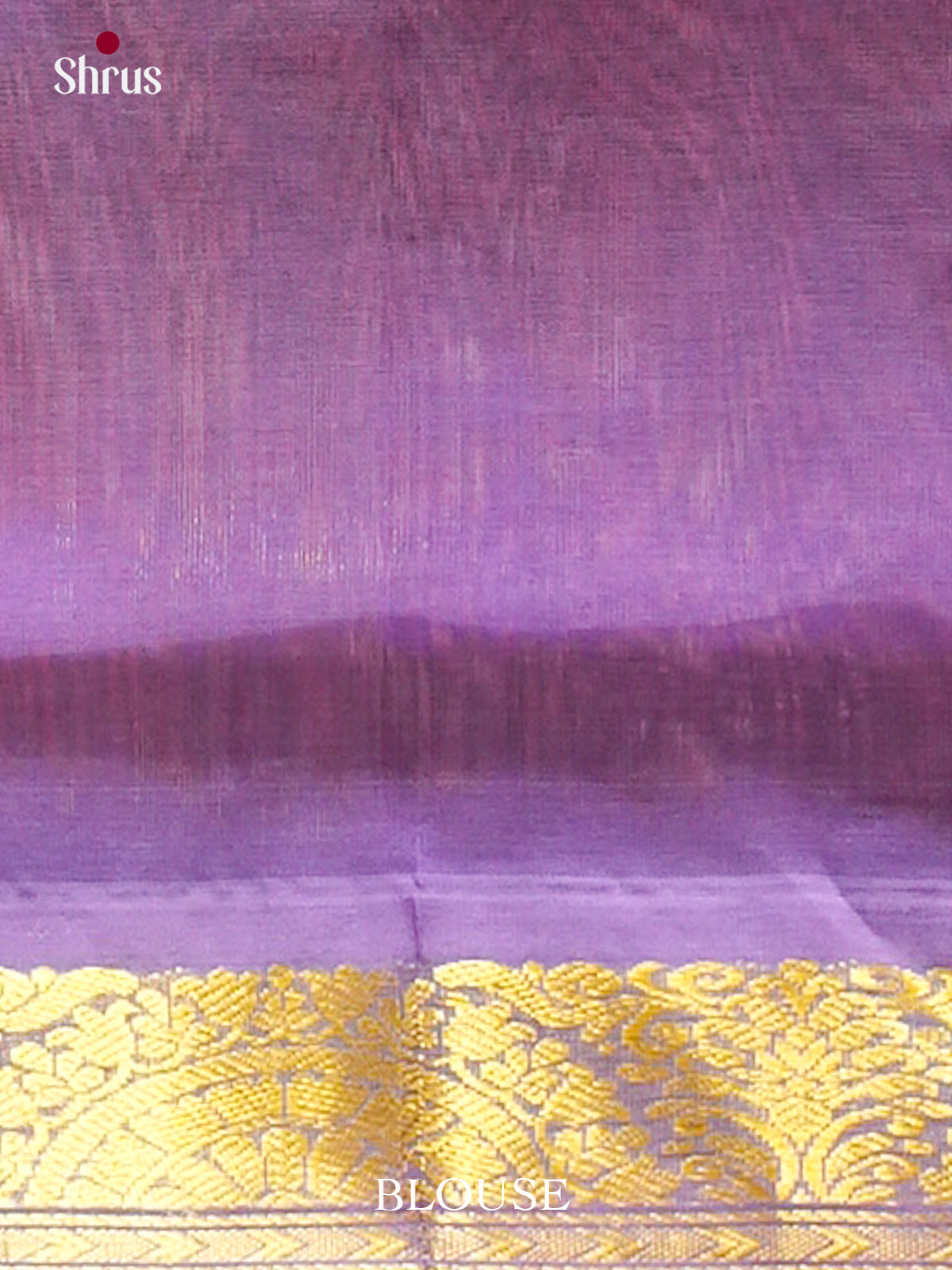Orange Silk Cotton Saree | Violet Korvai Small Border