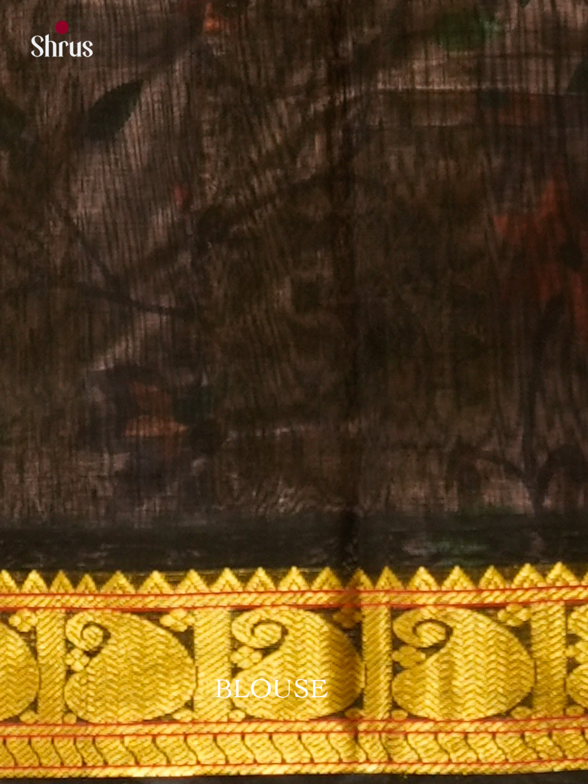 Parrot Green Silk Cotton Saree with Mango / Paisley Buttas | Black Korvai Small Border