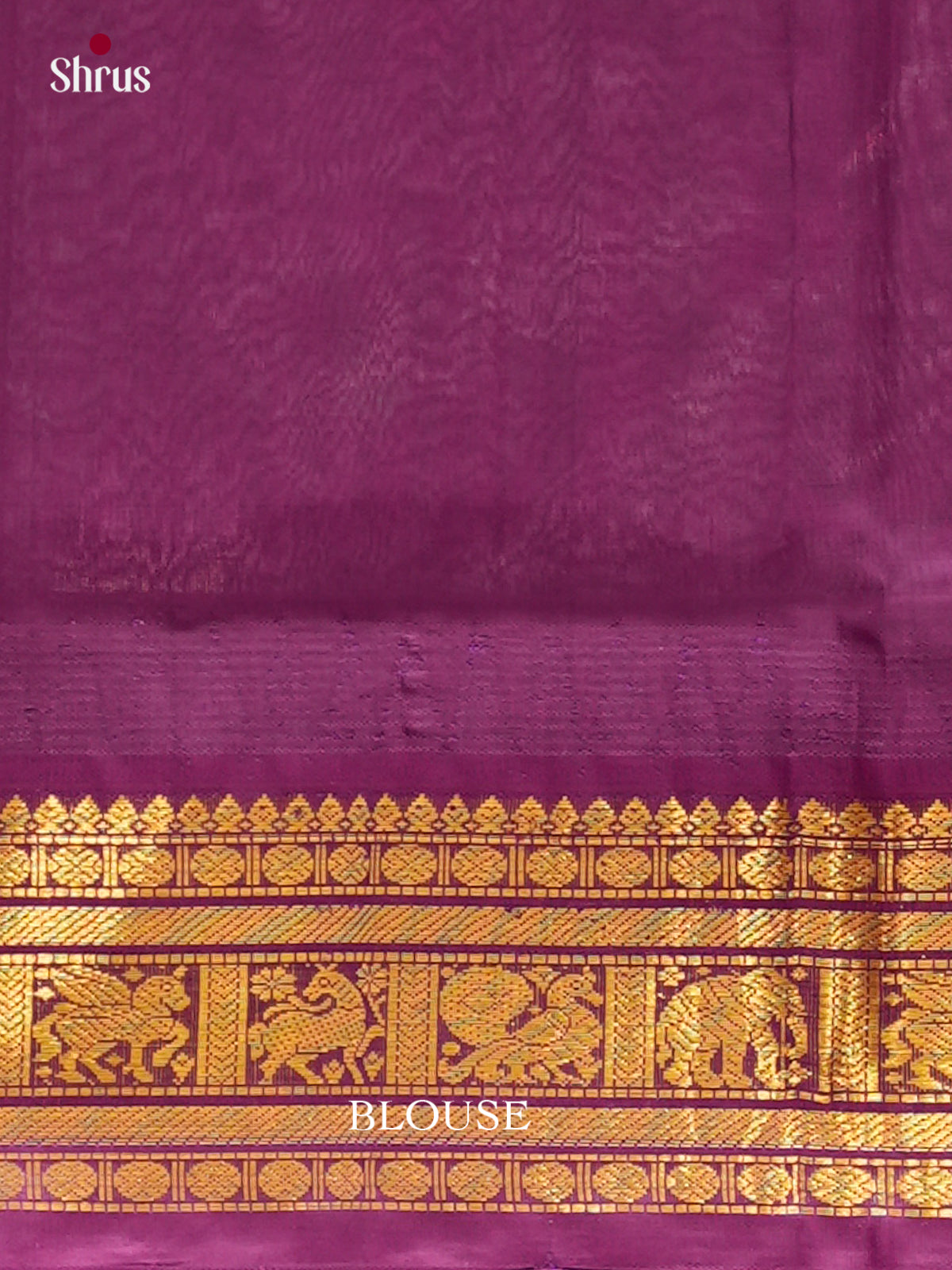Turquoise Silk Cotton Saree with Checks with Buttas and Floral Buttas | Magenta Contrast Border