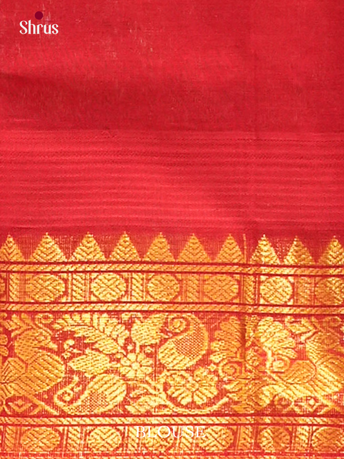 Lavender Silk Cotton Saree with Checks | Red Contrast Border