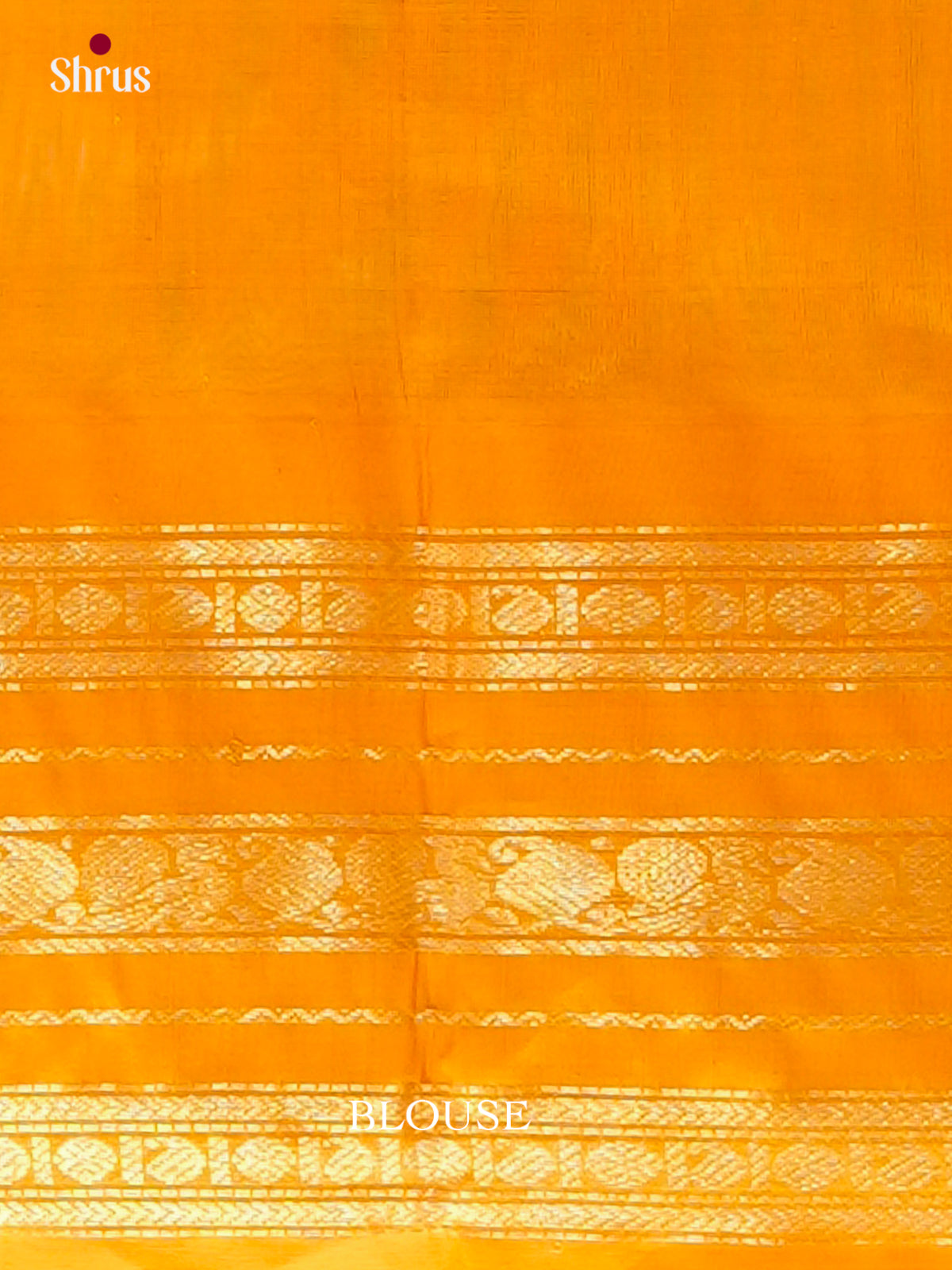 Green Silk Cotton Saree with Peacock Buttas | Mango Yellow Contrast Border