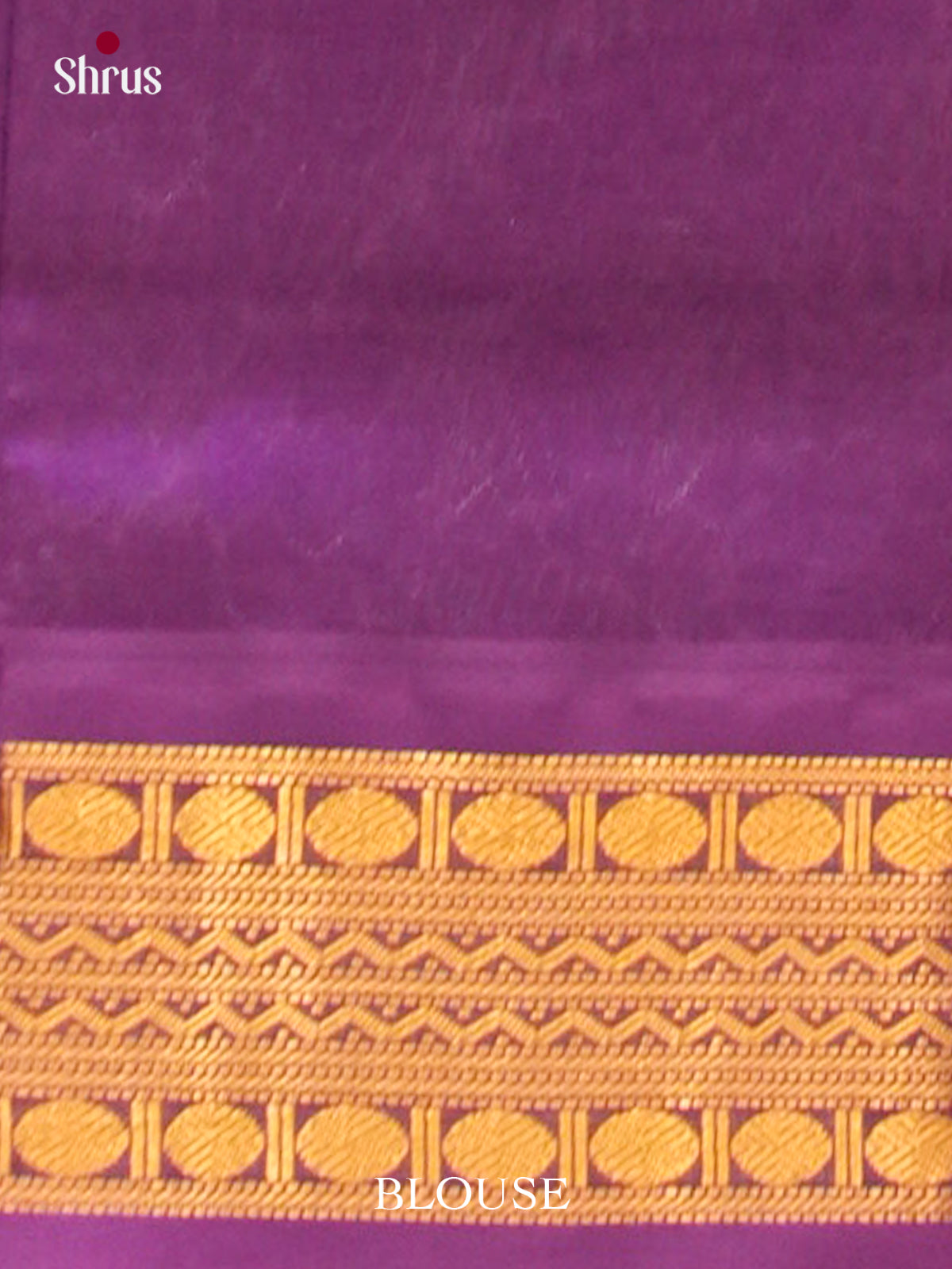 Green Silk Cotton Saree with Checks | Violet Contrast Border - Shop on Shrus.com