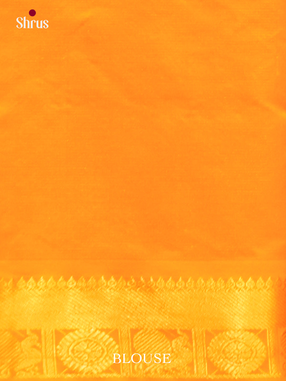 Peacock Blue Halfpure Silk Cotton Saree with Lines and Vaira Oosi | Orange Contrast Border