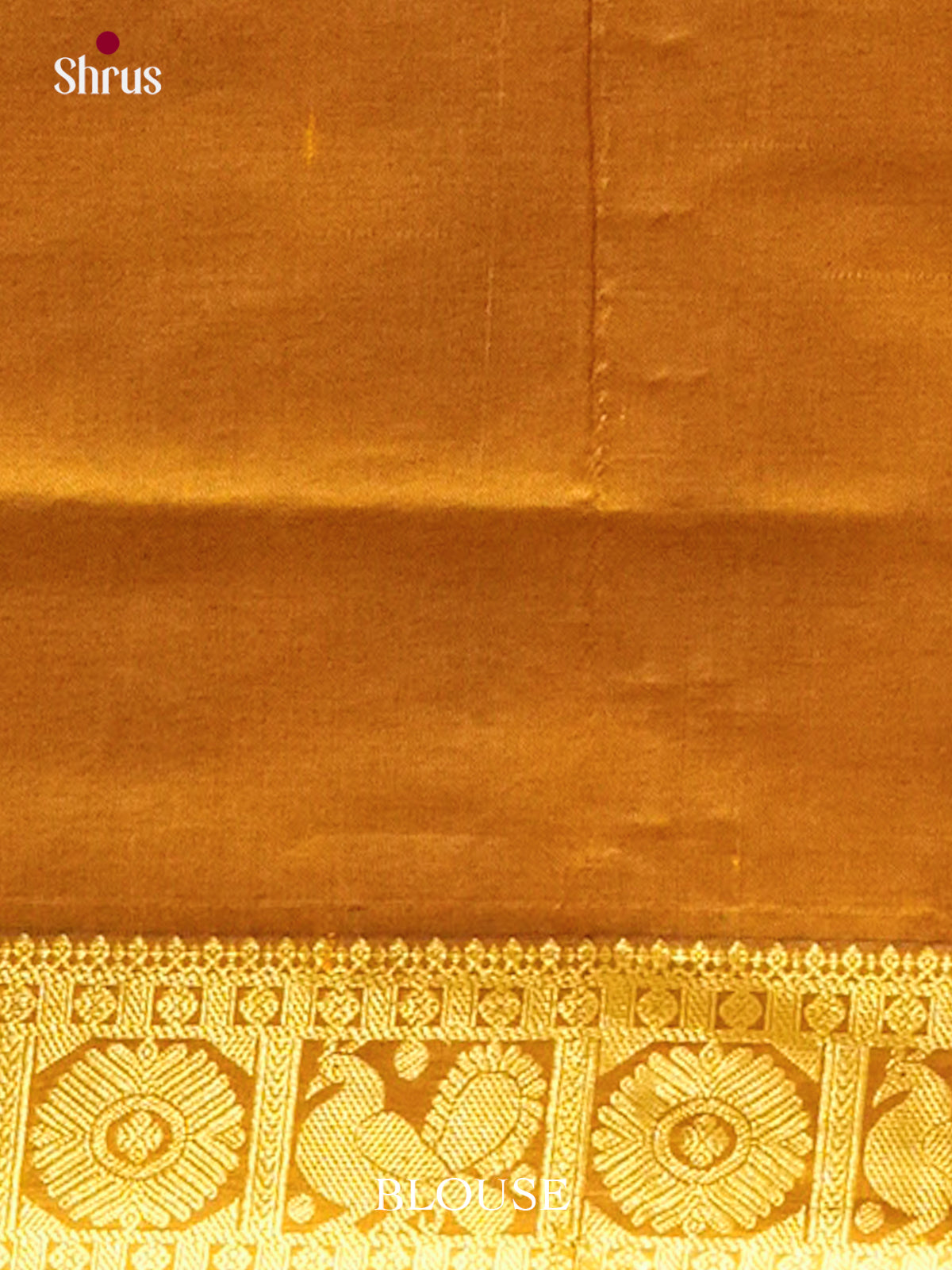 Violet Halfpure Silk Cotton Saree with Floral Buttas | Mustard Contrast Border