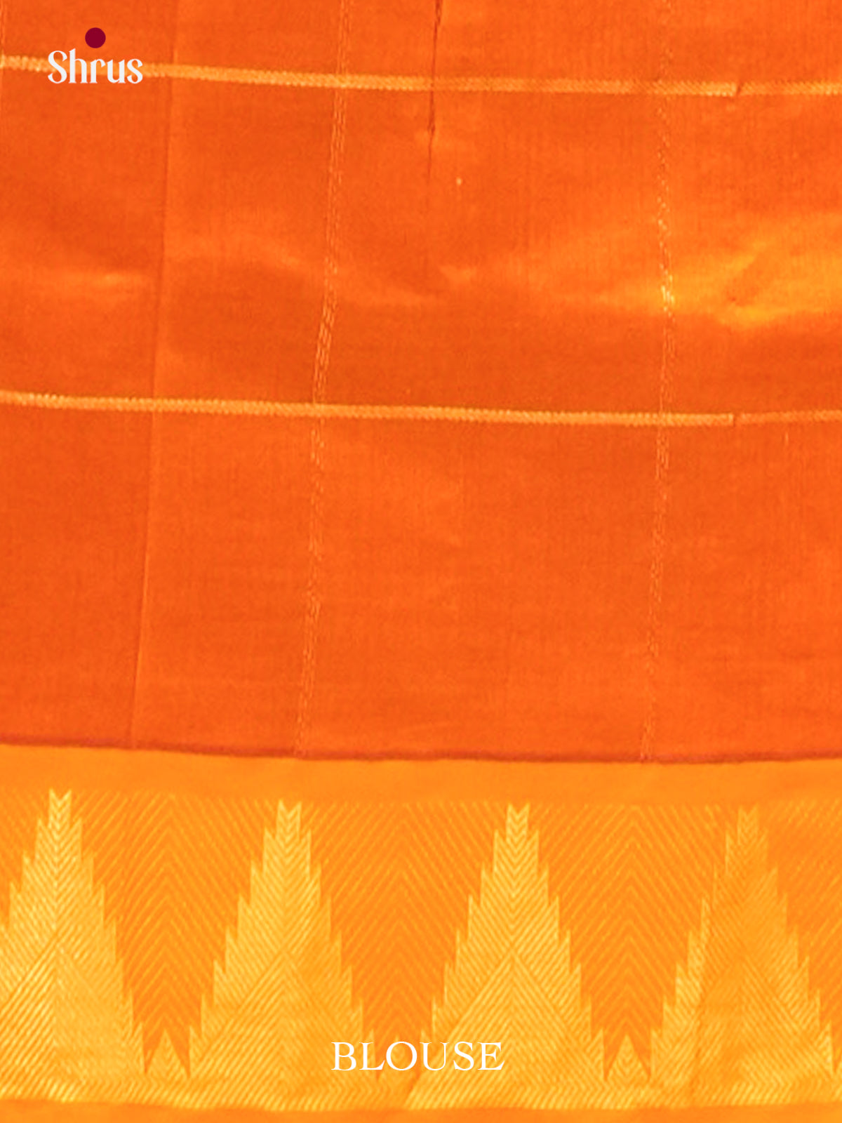 Violet Halfpure Silk Cotton Saree with Peacock Buttas | Orange Contrast Border