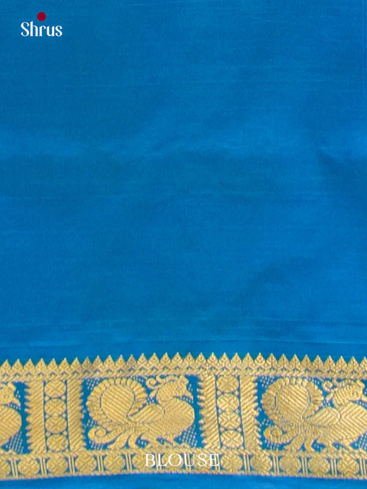 Violet Halfpure Silk Cotton Saree with Mango / Paisley Buttas | Peacock Blue Contrast Border