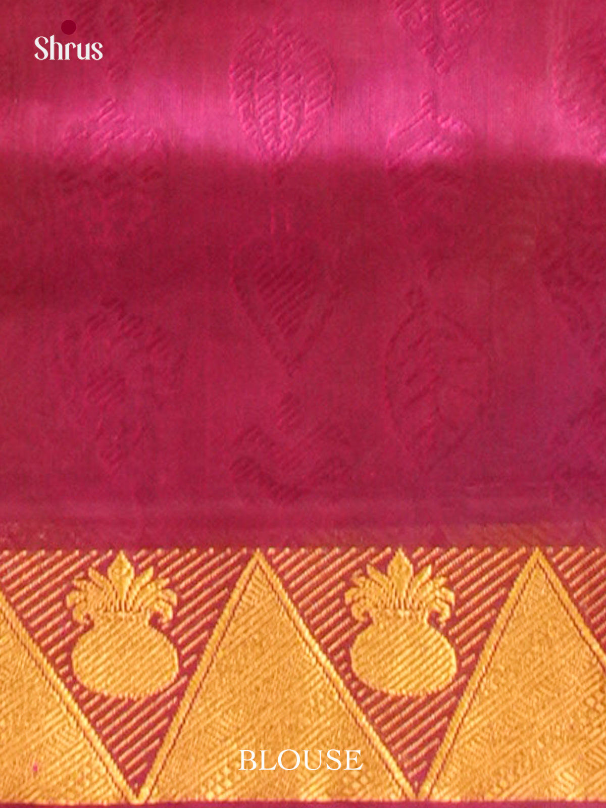 Mustard Silk Cotton Saree with Leaf Buttas | Pink Non Korvai Small Border