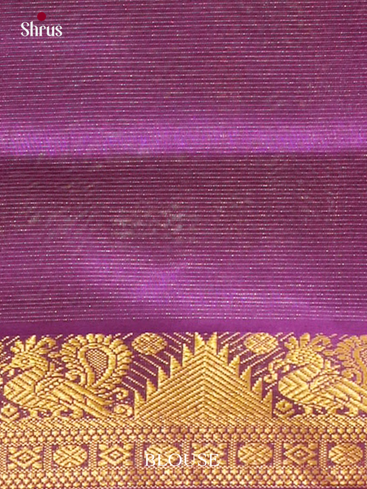Parrot Green Silk Cotton Saree with Lines and Vaira Oosi | Magenta Contrast Border