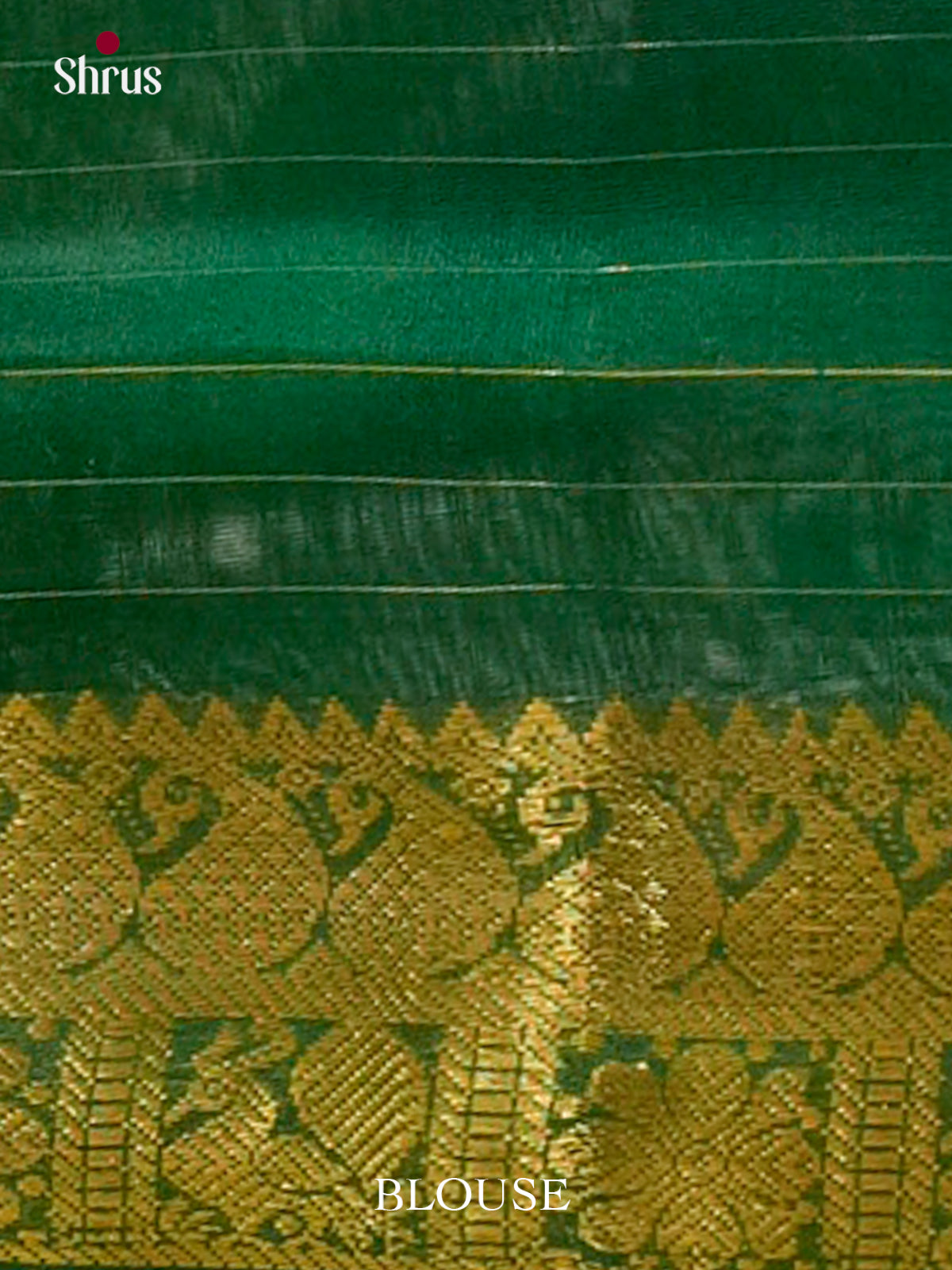 Magenta Silk Cotton Saree with Thousand Buttas | Green Contrast Border