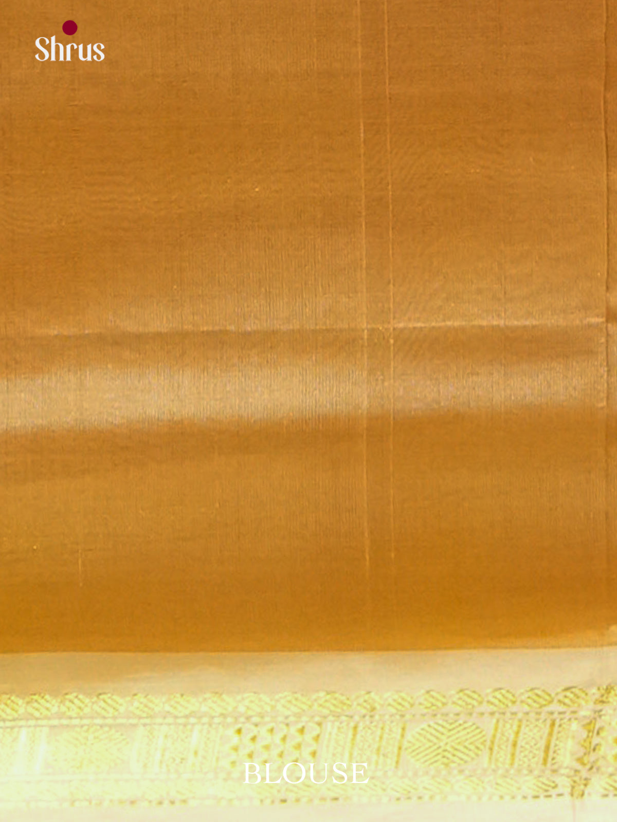 Red Silk Cotton Saree with Stripes | Peach Contrast Border