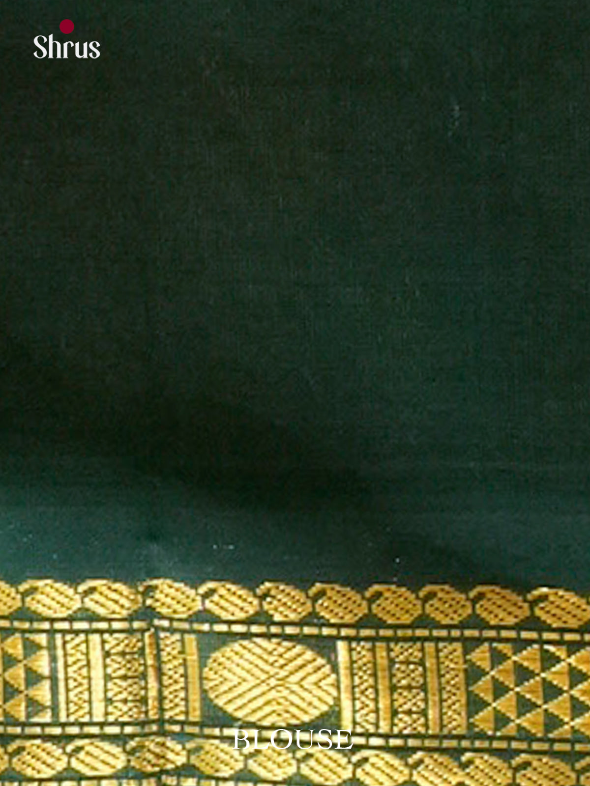 Red Silk Cotton Saree with Stripes | Dark Green Contrast Border