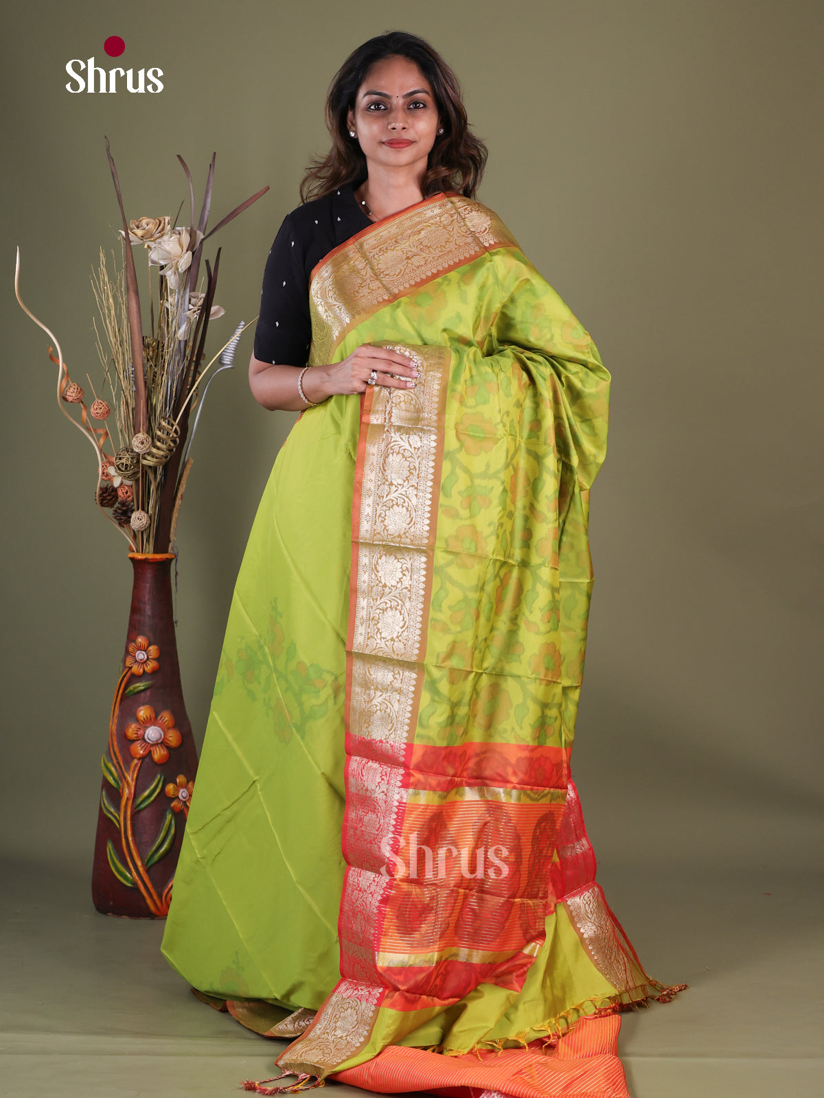 Semi Pochampally Saree - EFS30216
