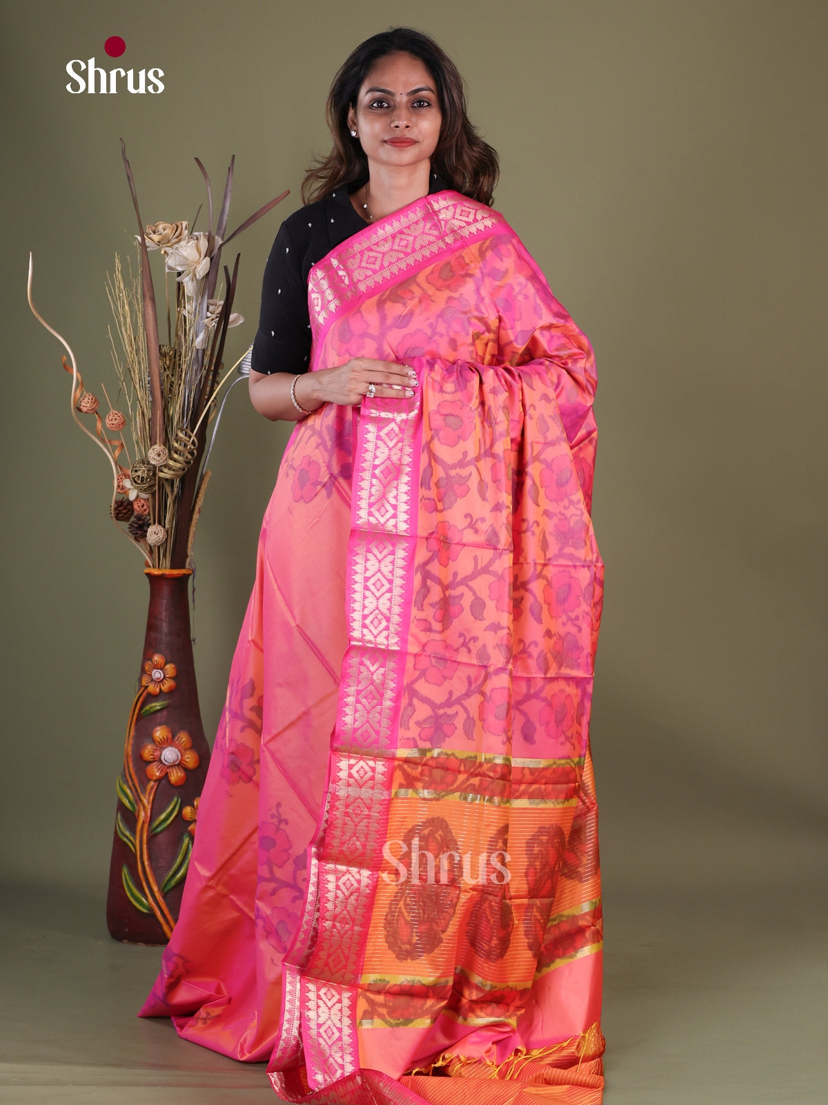 Semi Pochampally Saree - EFS30223