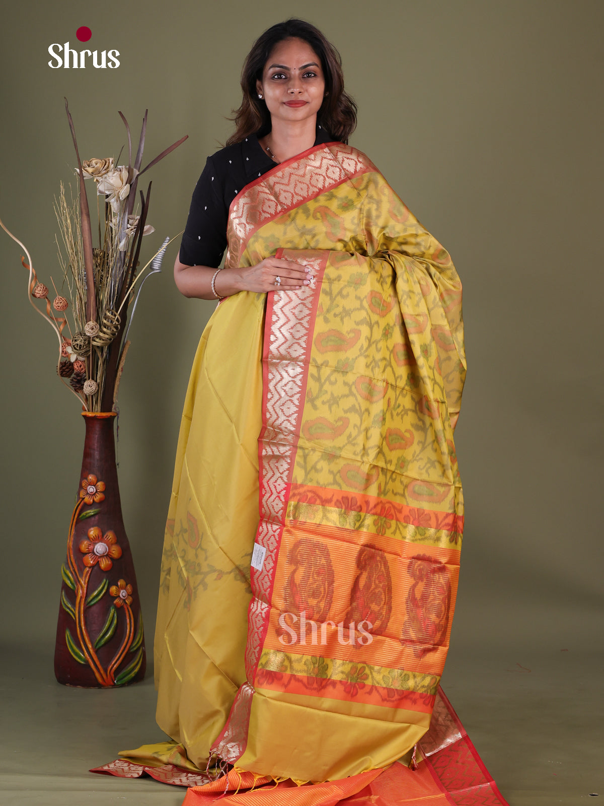 Semi Pochampally Saree - EFS30227
