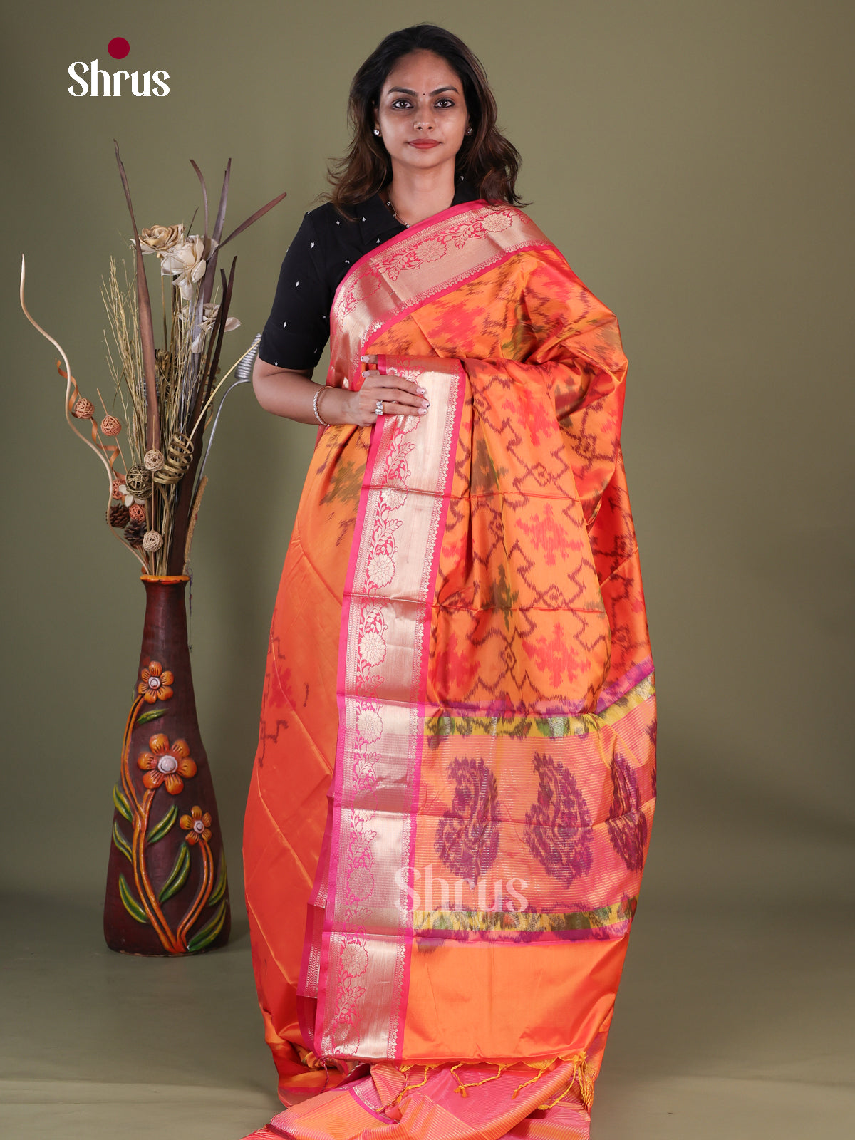 Semi Pochampally Saree - EFS30241