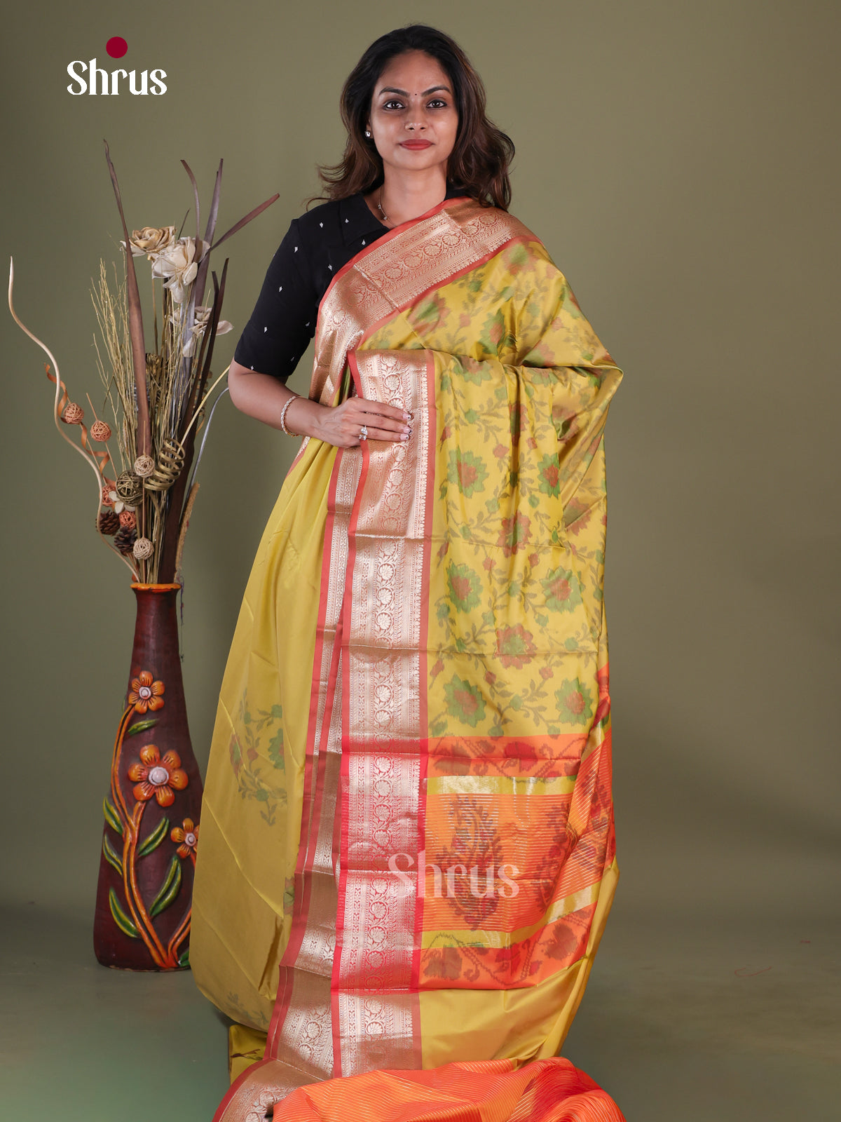 Semi Pochampally Saree - EFS30257