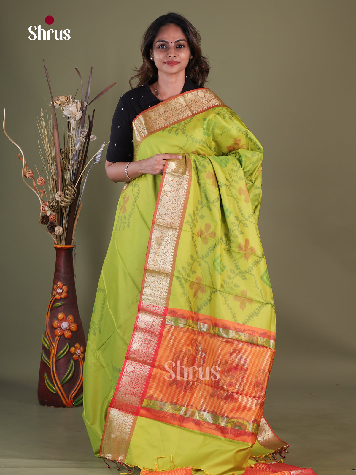 Semi Pochampally Saree - EFS30259