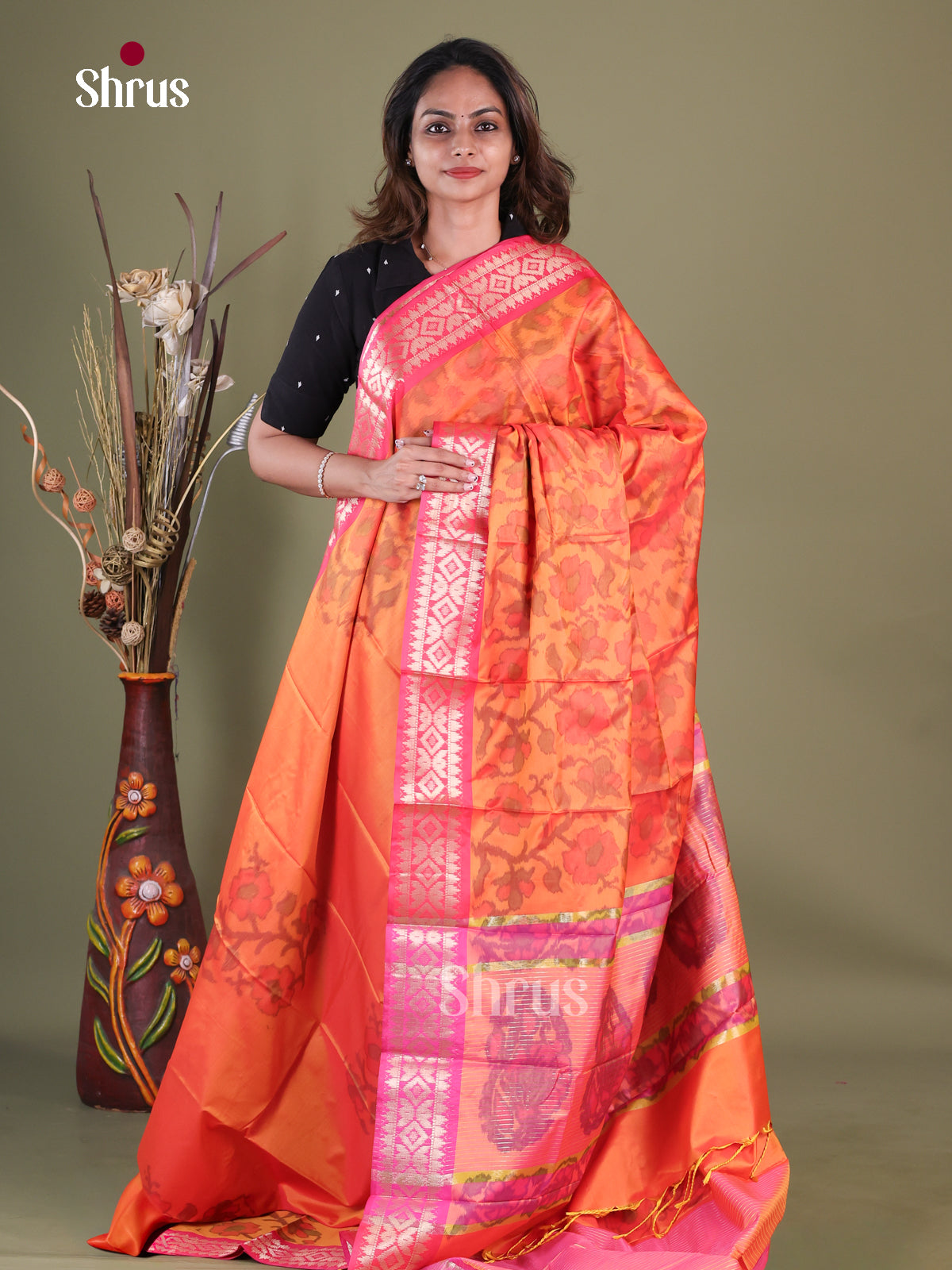 Semi Pochampally Saree - EFS30260