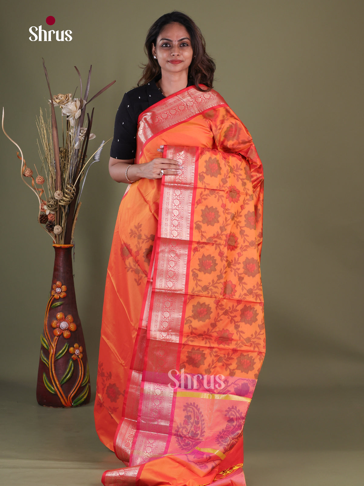 Semi Pochampally Saree - EFS30262