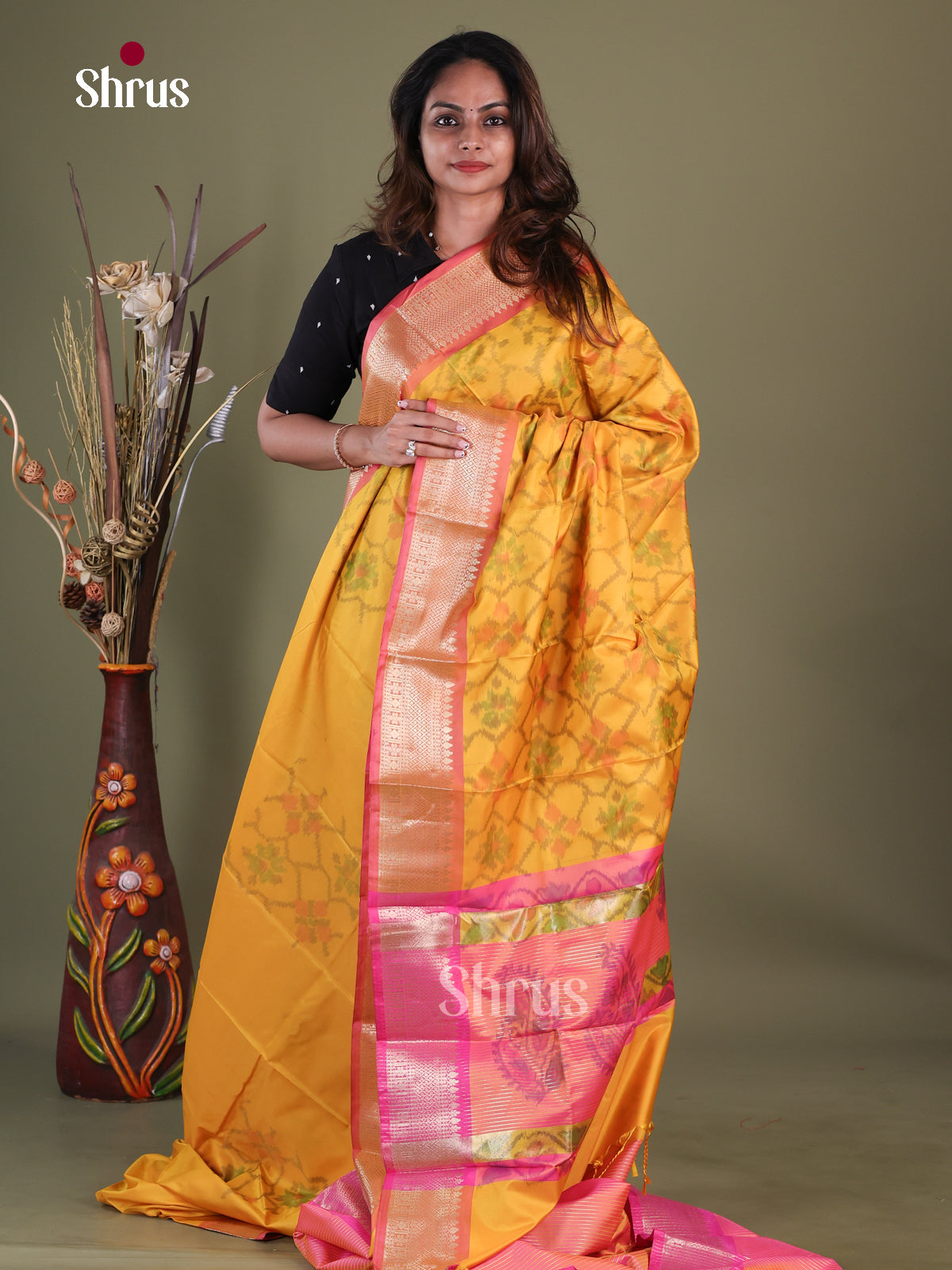 Semi Pochampally Saree - EFS30266