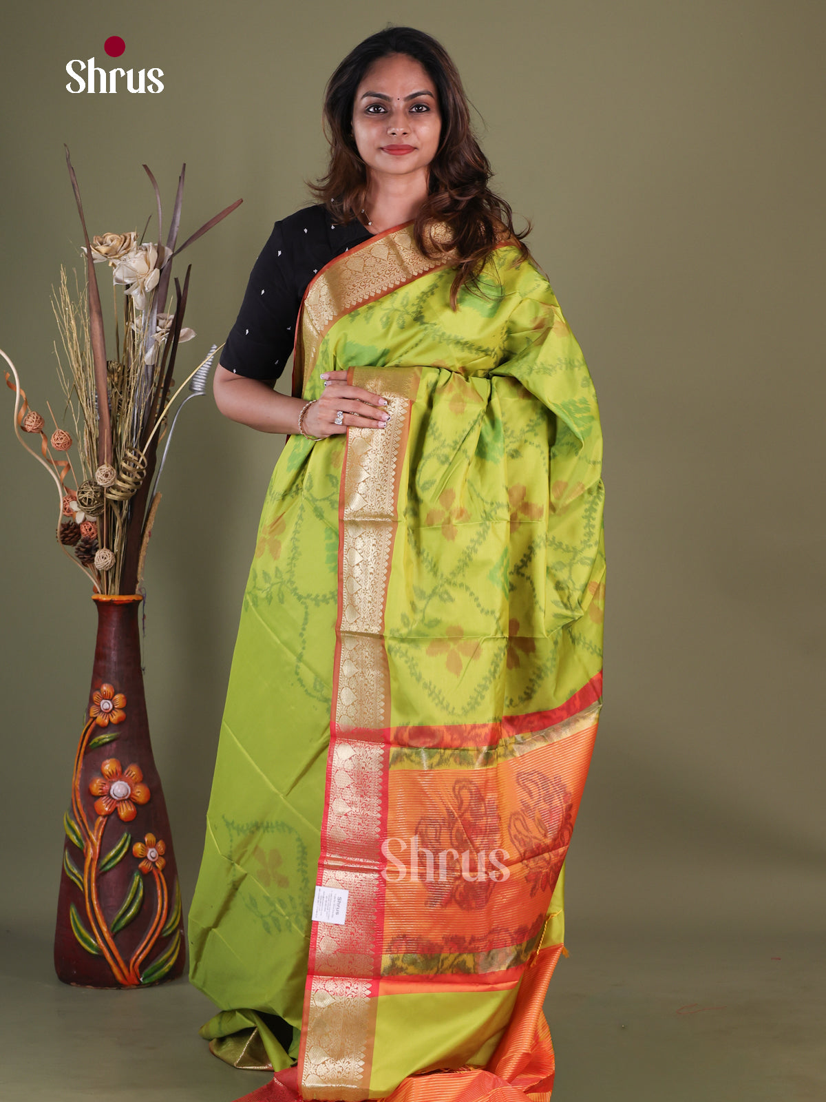Semi Pochampally Saree - EFS30304