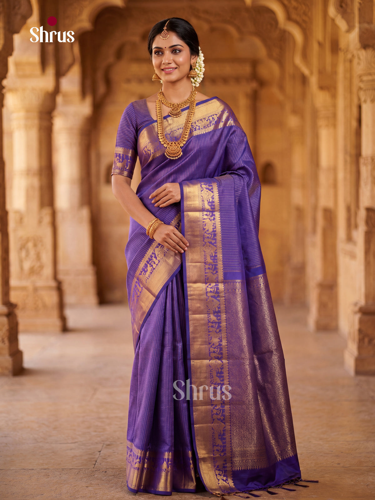 Kanchipuram silk Saree - EFS30329
