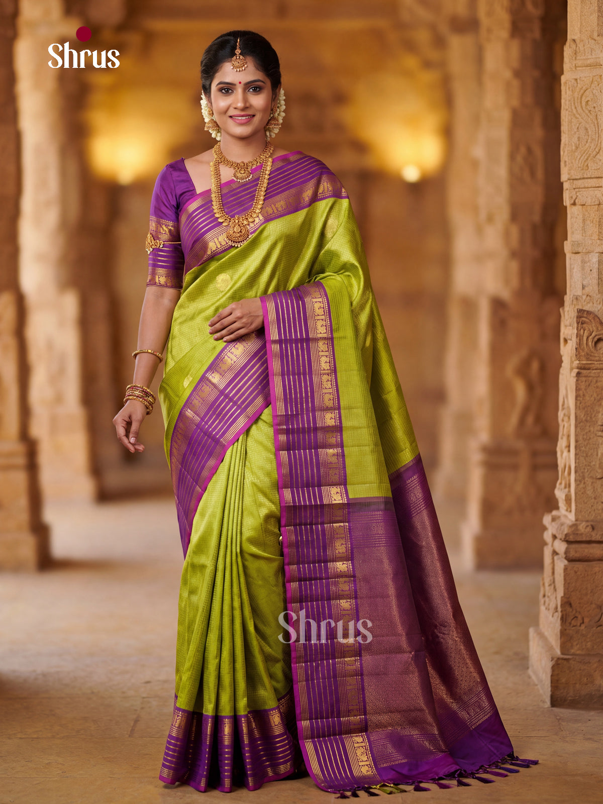 Kanchipuram silk Saree - EFS30355