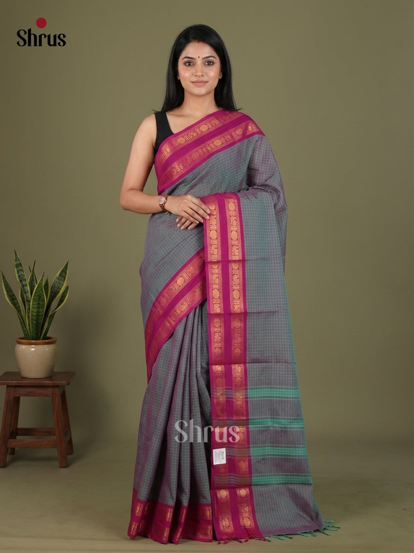 Chettinad Cotton Saree - EGS01012 - Shop on Shrus.com
