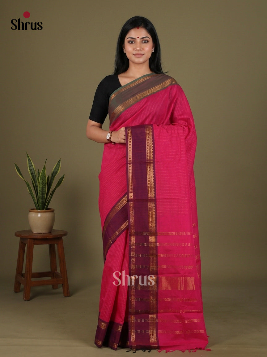 Chettinad Cotton Saree - EGS01036 - Shop on Shrus.com