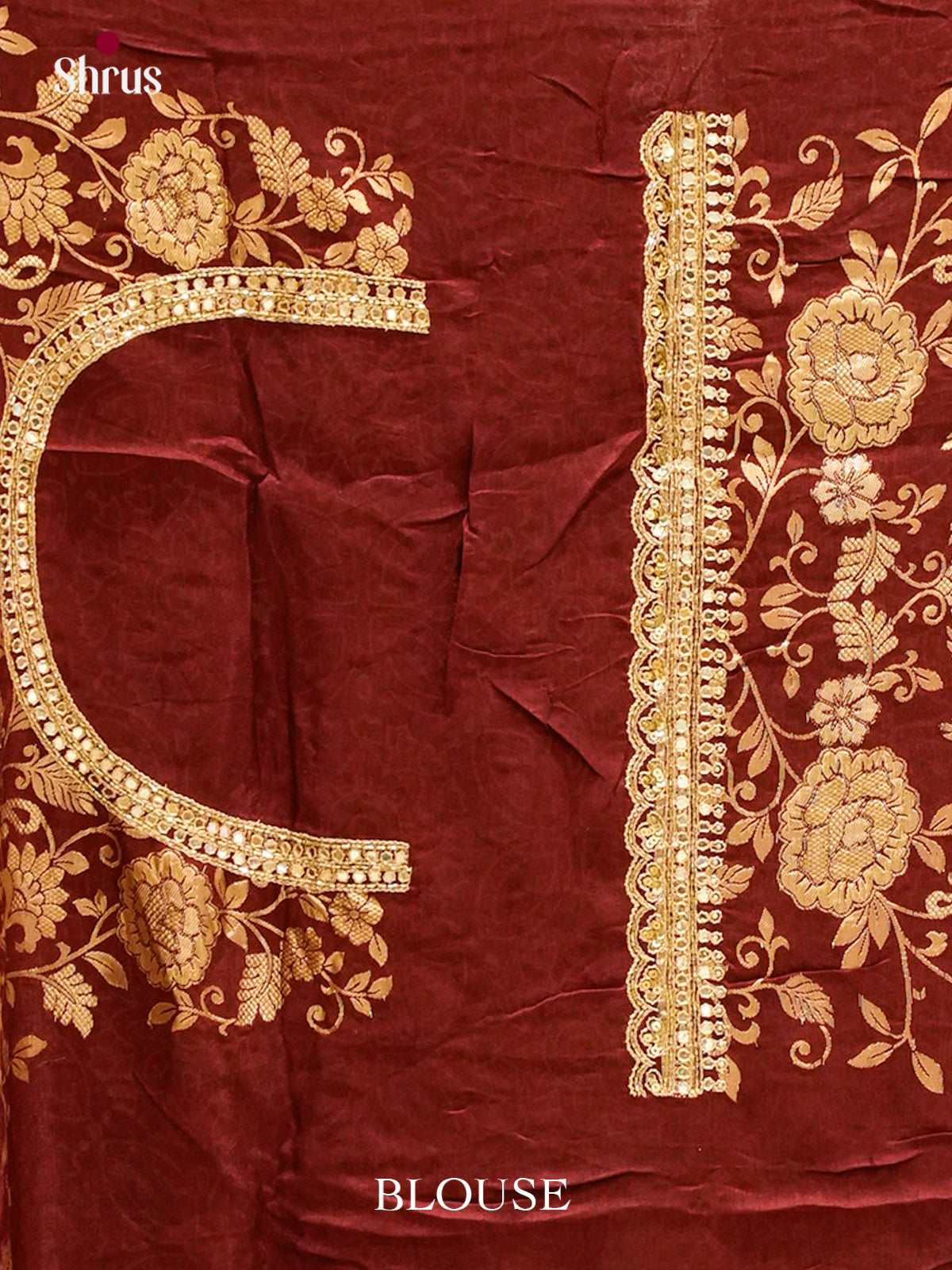 Black Modal Silk Saree — Ajrakh Hand Block Print - Shop on Shrus.com