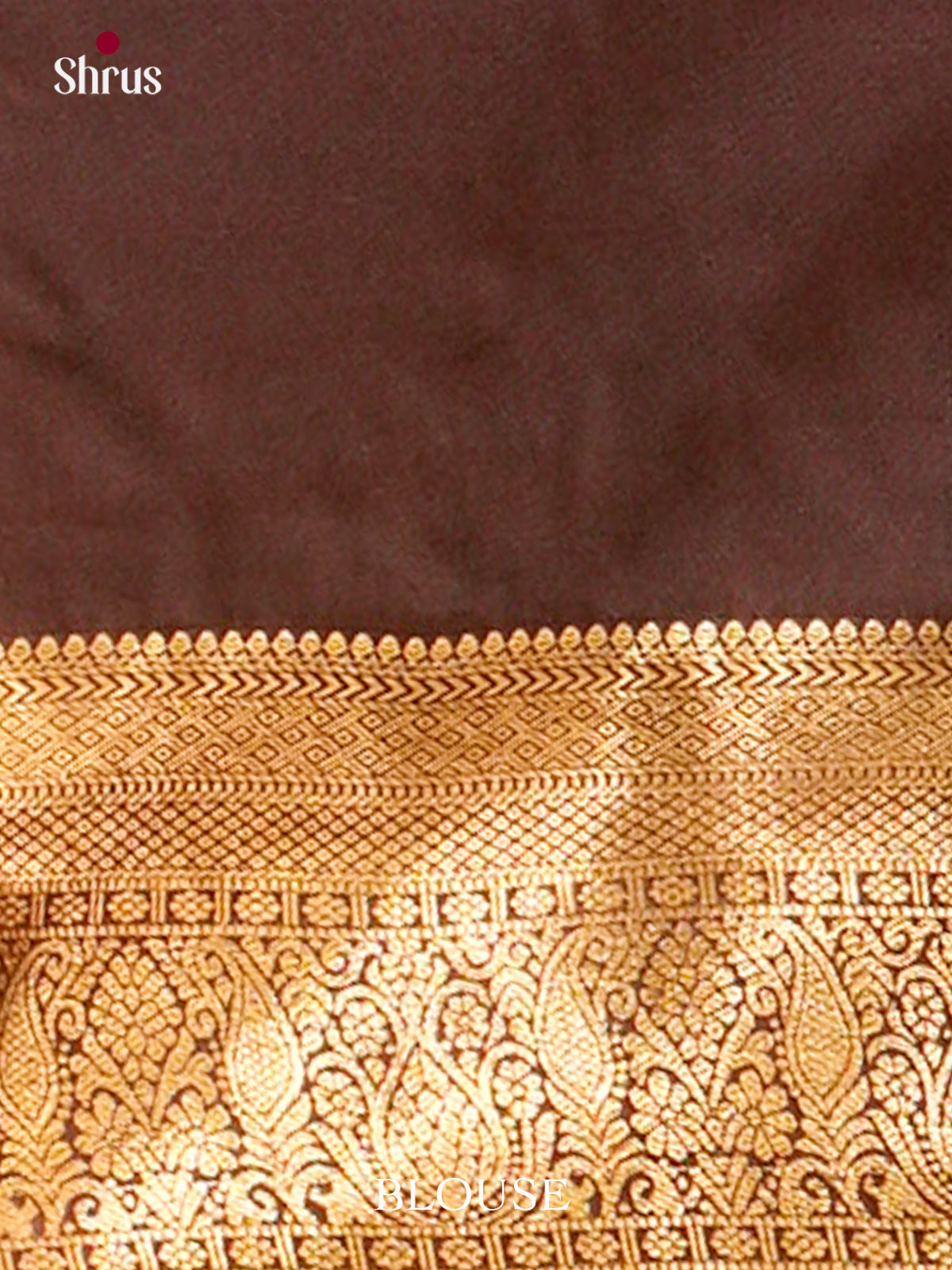 Olive Green Halfpure Kanchipuram Silk Saree with Floral Buttas | Dark Maroon Contrast Border