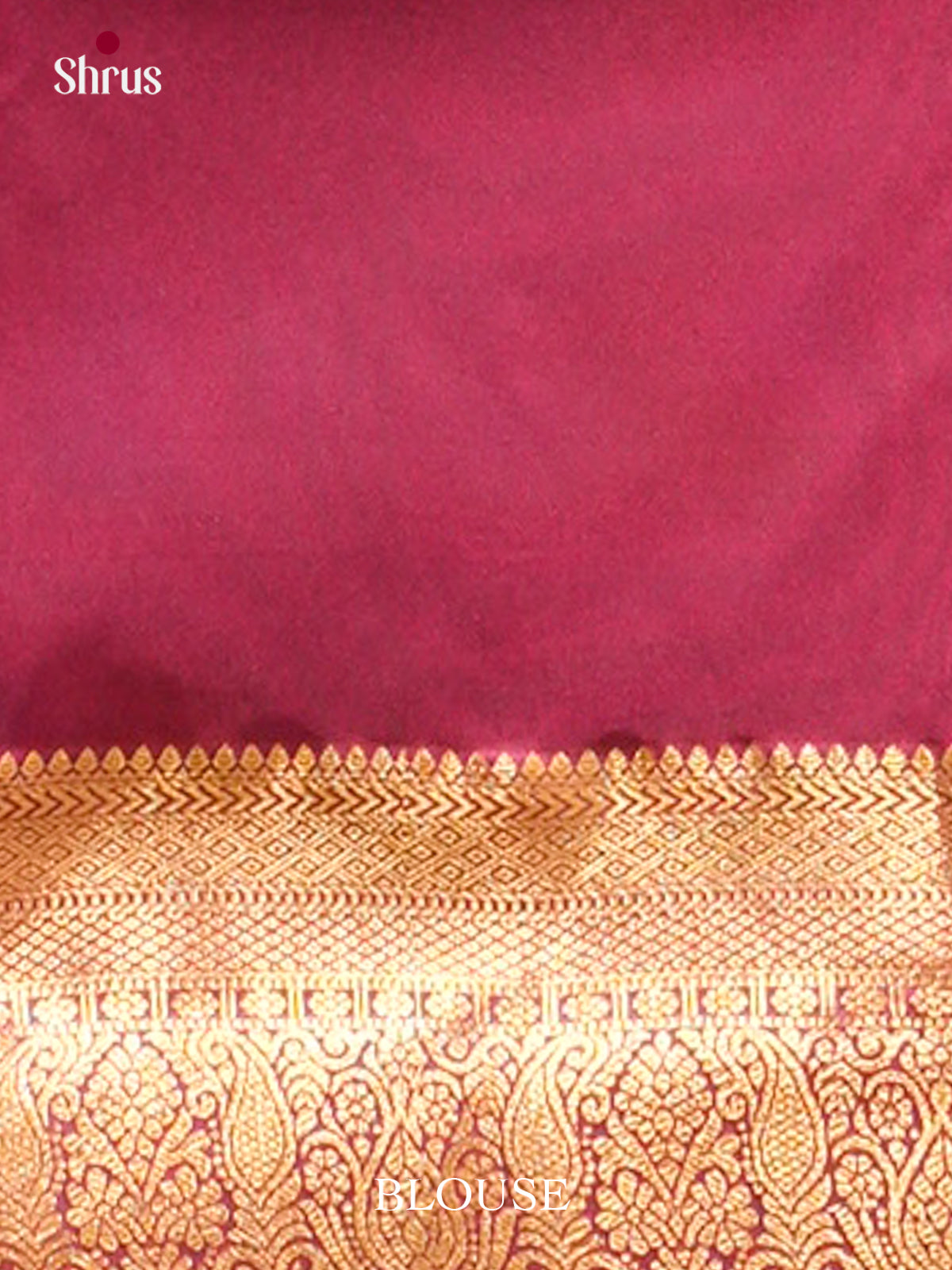 Peacock Green Halfpure Kanchipuram Silk Saree with Floral Buttas | Pink Contrast Border