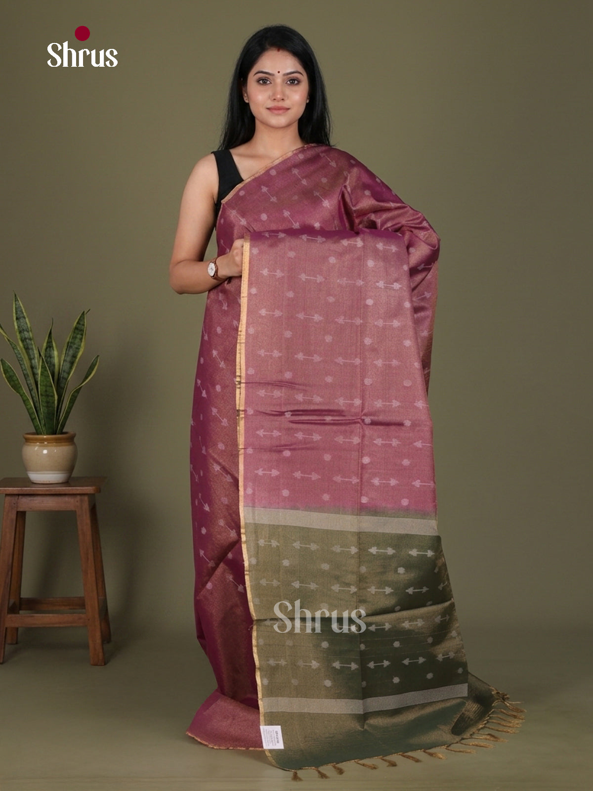 Semi Tissue Saree - EGS01118 - Shop on Shrus.com