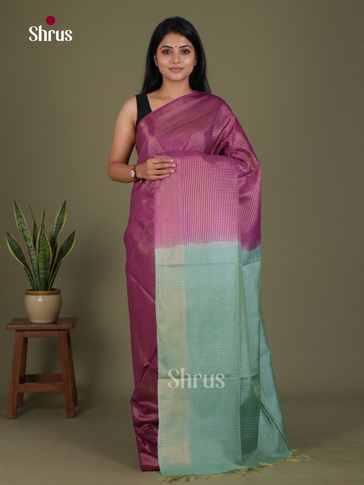Semi Tussar Saree - EGS01132