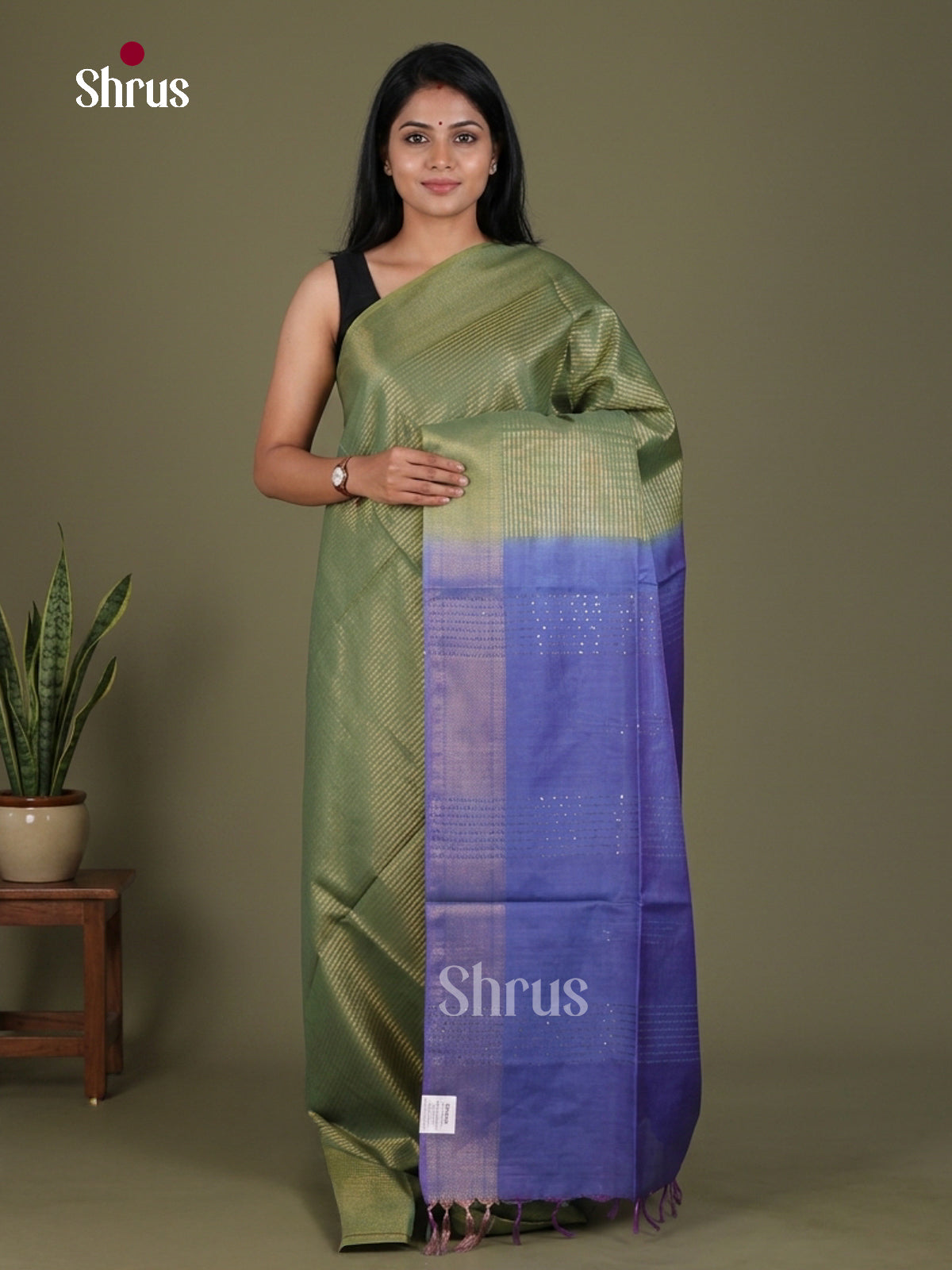 Semi Tussar Saree - EGS01133