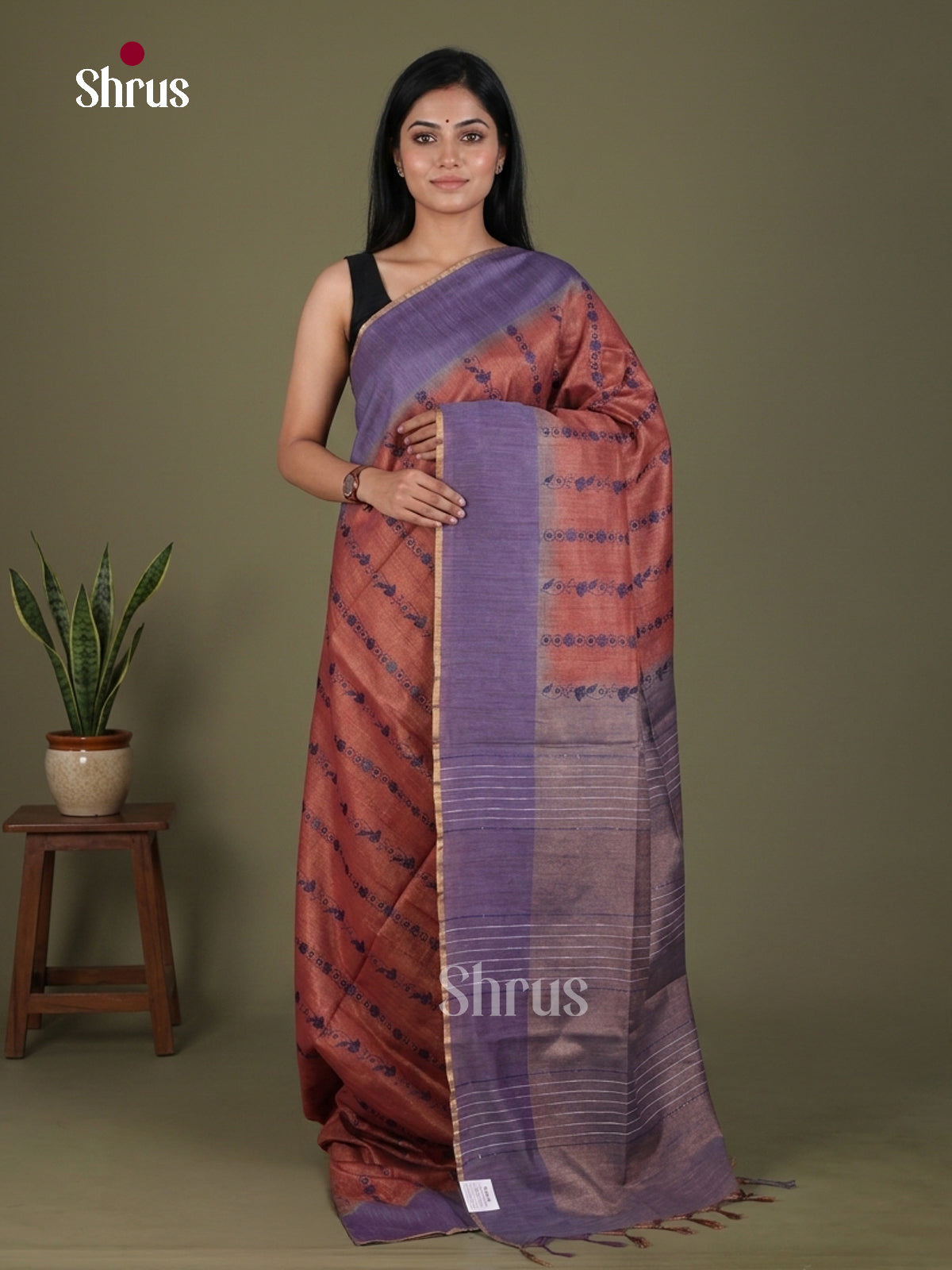 Tissue Embroidery Saree - EGS01166 - Shop on Shrus.com