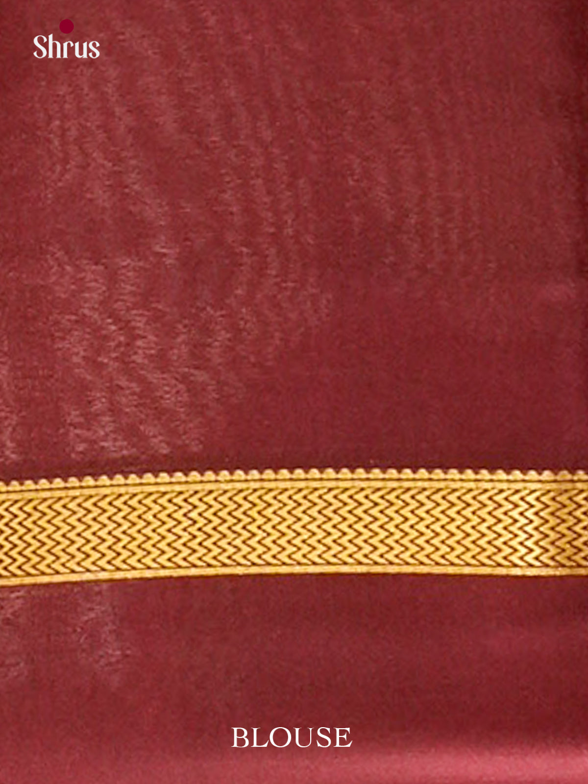 Purple Mysore Silk Saree with Floral Buttas | Maroon Contrast Border — Contrast Border with Motifs
