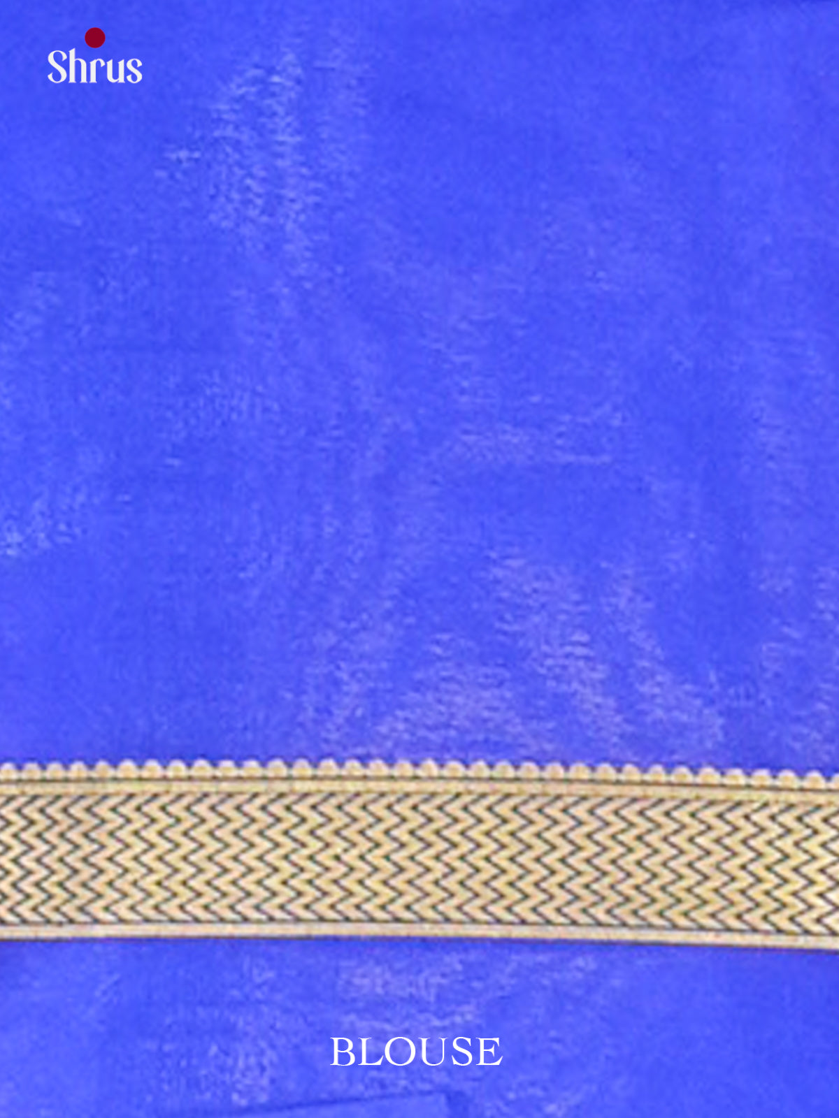 Sky Blue Mysore Silk Saree with Floral Buttas | Royal Blue Contrast Border — EGS02007 - Shop on Shrus.com