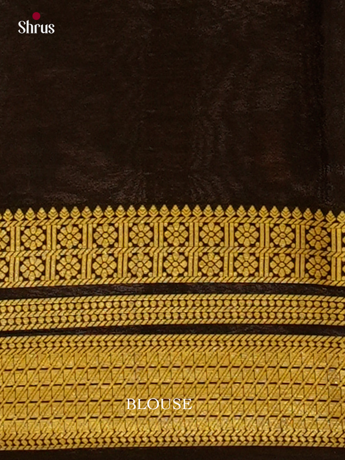 Red Mysore Silk Saree | Black Contrast Border — EGS02060