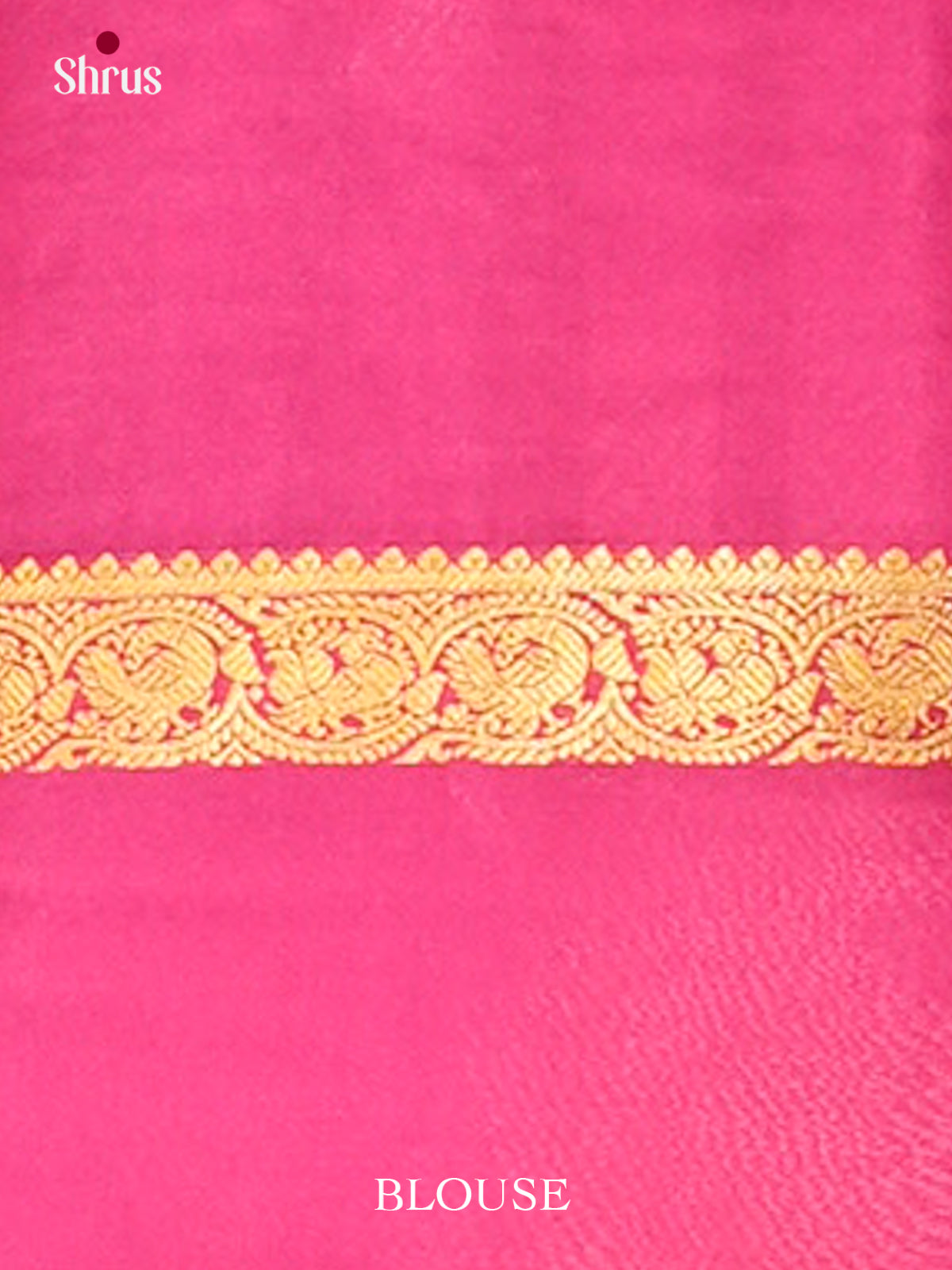 Dark Green Mysore Silk Saree with Floral Buttas | Pink Contrast Border