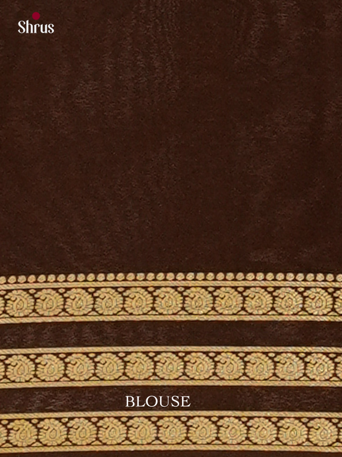 Dark Orange Mysore Silk Saree | Dark Brown Contrast Border