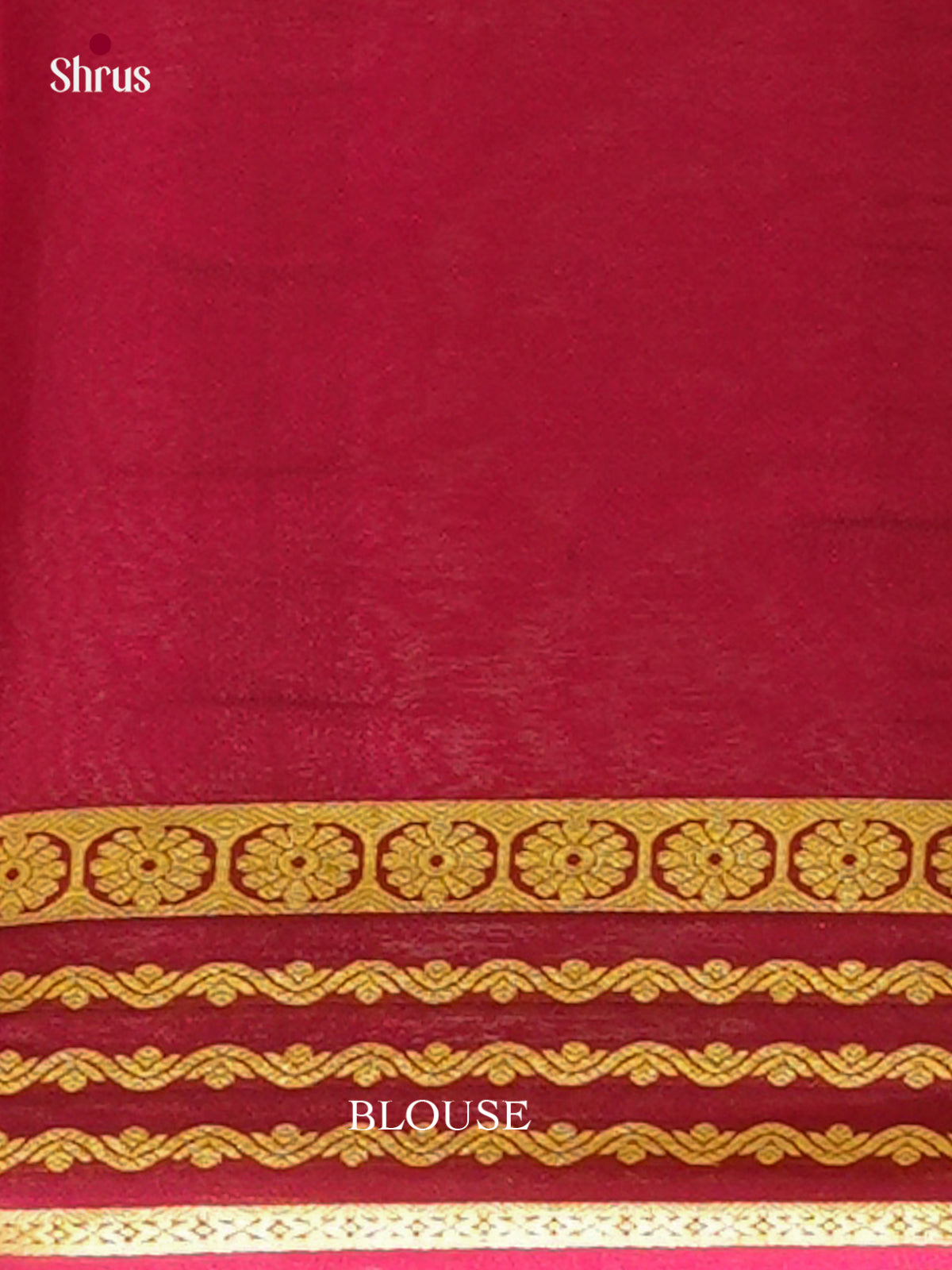 Peacock Blue Mysore Silk Saree | Pink Contrast Border