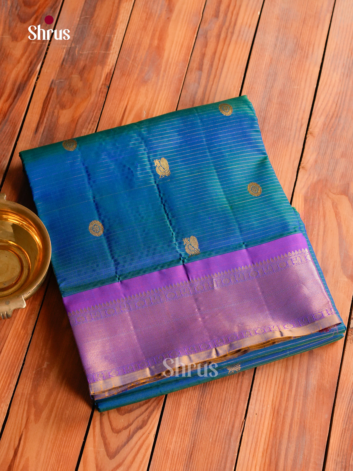 Kanchipuram silk 9Yards Saree - EGS03209