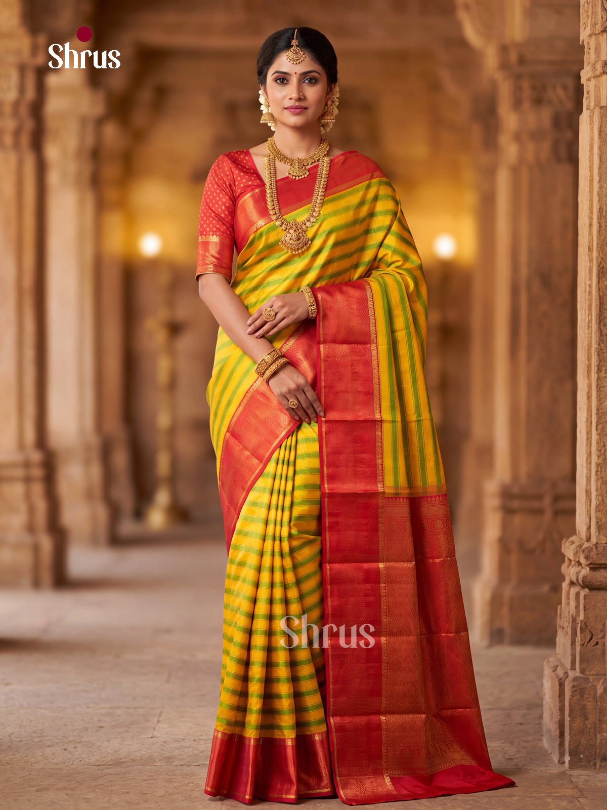 Kanchipuram silk Saree - EGS03316